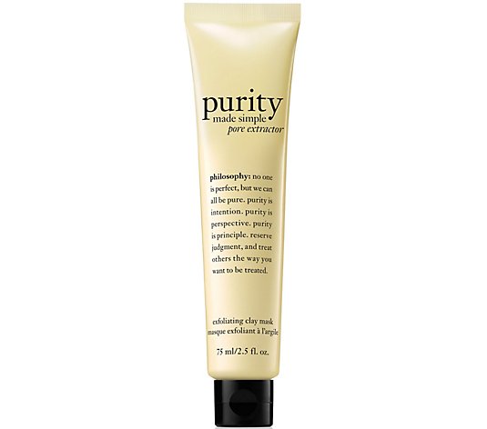 philosophy purity pore extractor exfoliating clay mask
