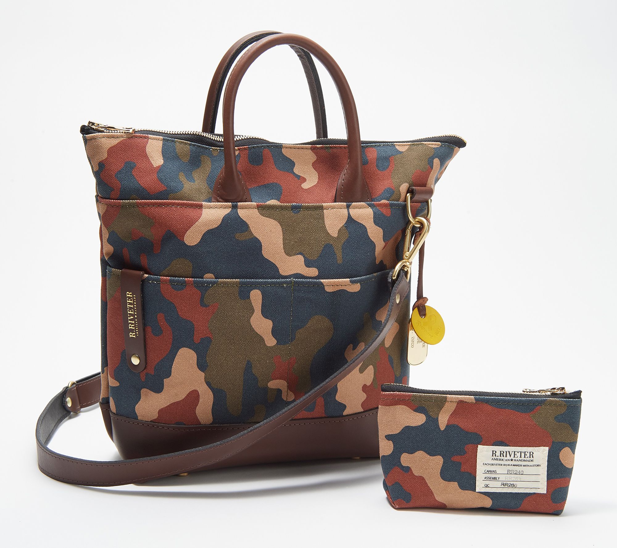 Williams  Signature Navy Canvas + Brown Leather – R. Riveter