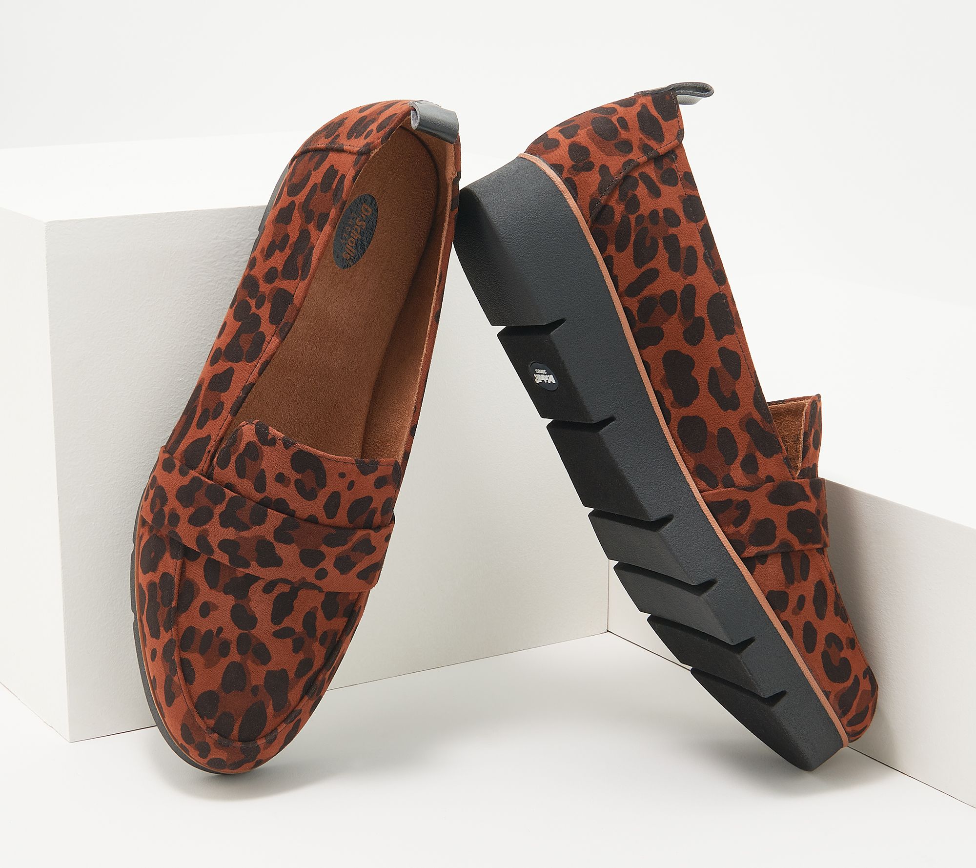 Dr scholl's leopard slip on on sale