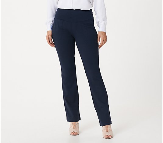 Women with Control Tall St. Tropez Twill Low Bell Pants w/ Pocket