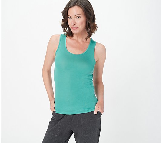 Barefoot Dreams Malibu Collection Ribbed Scoop-Neck Tank
