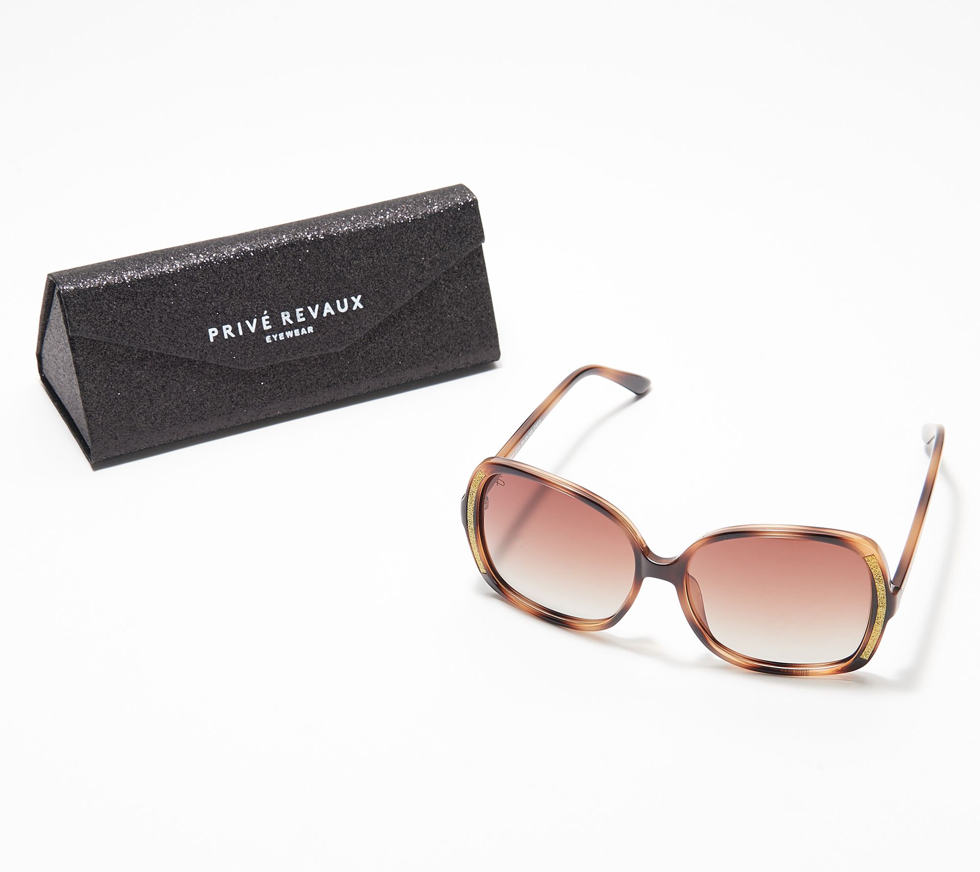 As Is Prive Revaux In Town Polarized Sunglasses with Case 