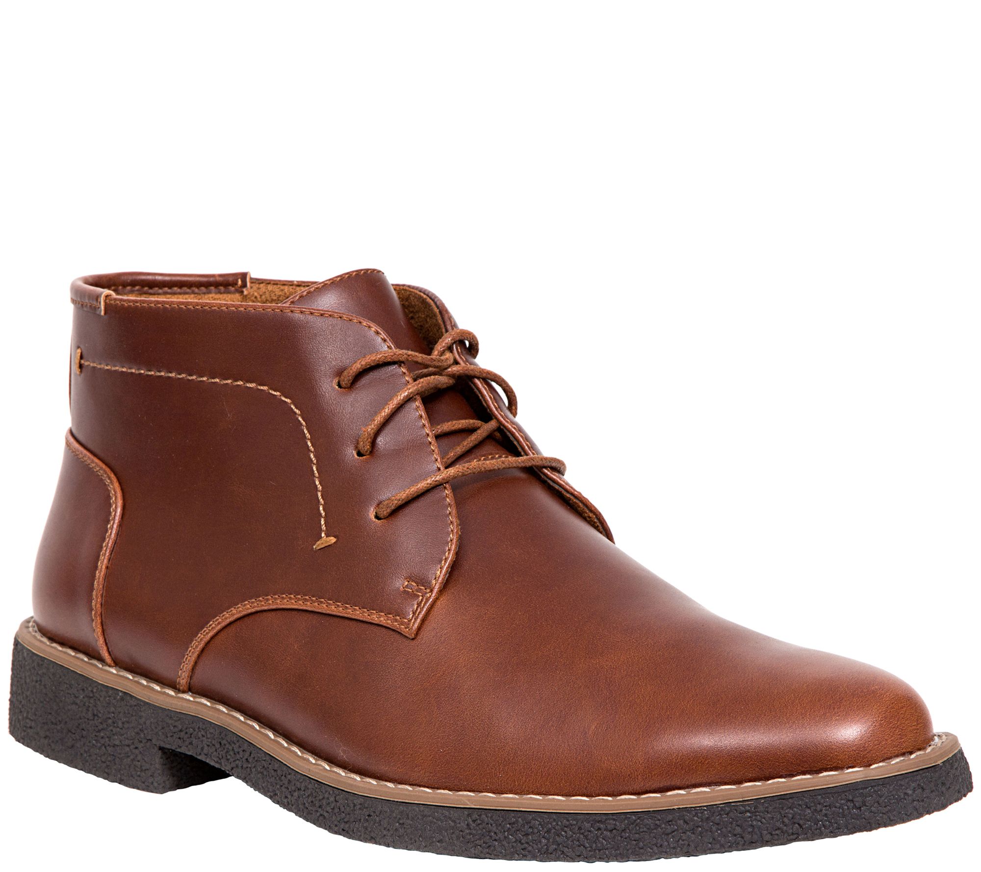 Deer Stags Men's Memory Foam Lace-Up Chukka Boots - Bangor - QVC.com