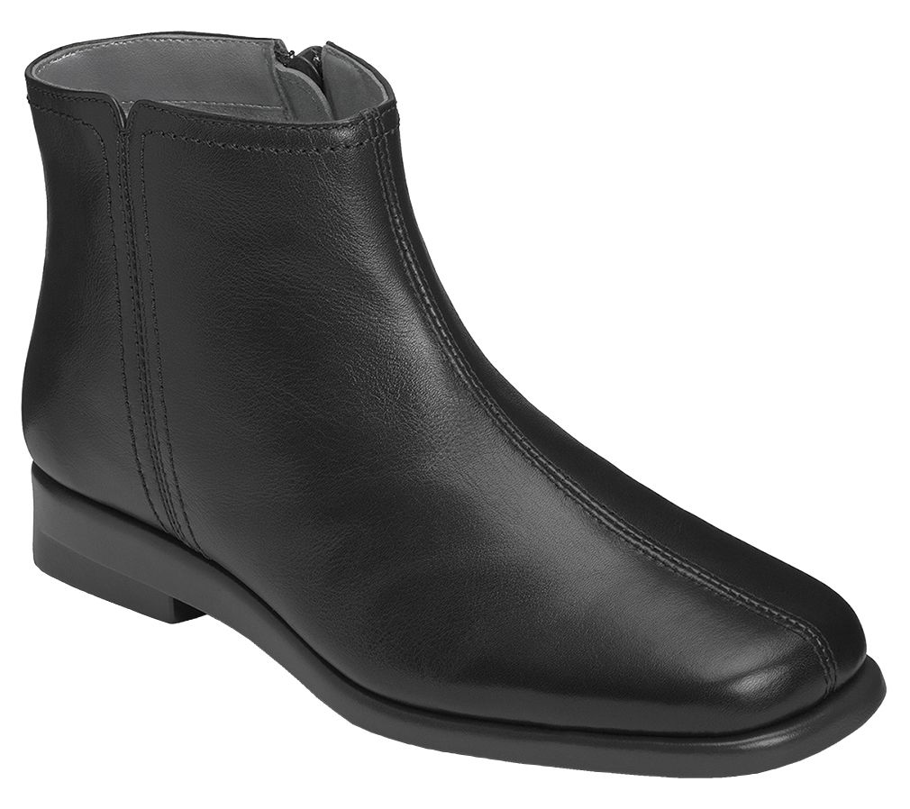 aerosoles double trouble 2 leather ankle booties