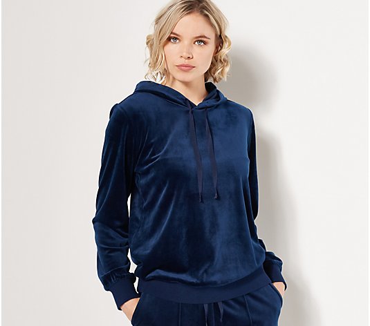 J Jason Wu The Icon Velour Pullover Hoodie
