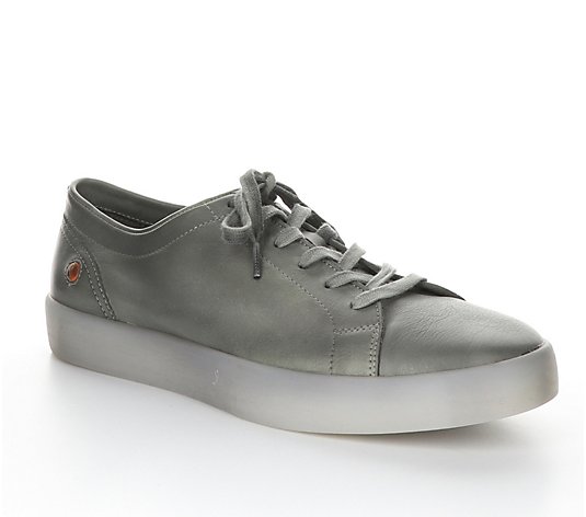 Softino's Men's Leather Lace Up Sneakers - Ross