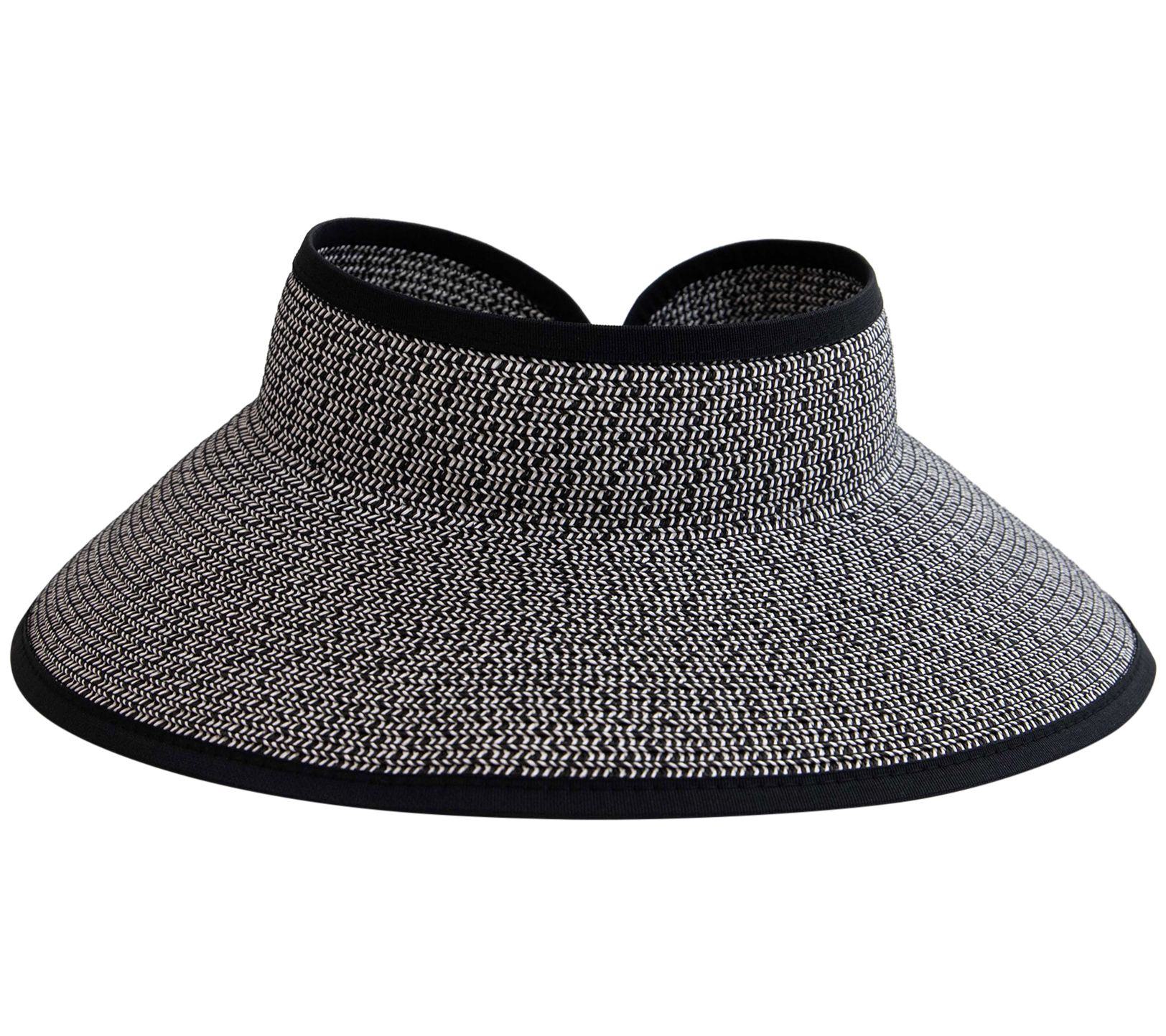 San Diego Hat Co. Ultrabraid Large Brim Visor - QVC.com