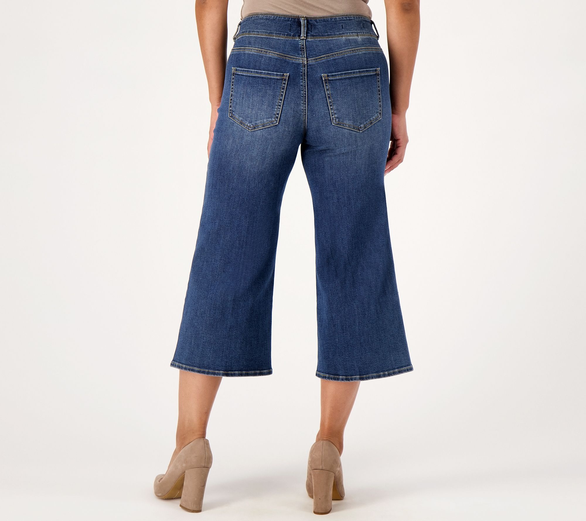 NYDJ Cool Embrace Wide Leg Denim Crop Jeans- Serendipity 
