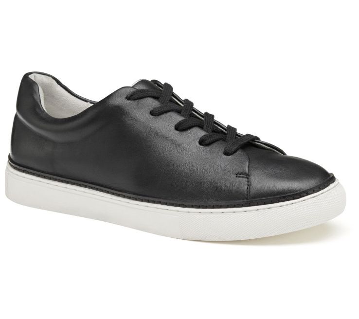 Johnston & Murphy Callie Lace Up Sneaker Whitelove Leather
