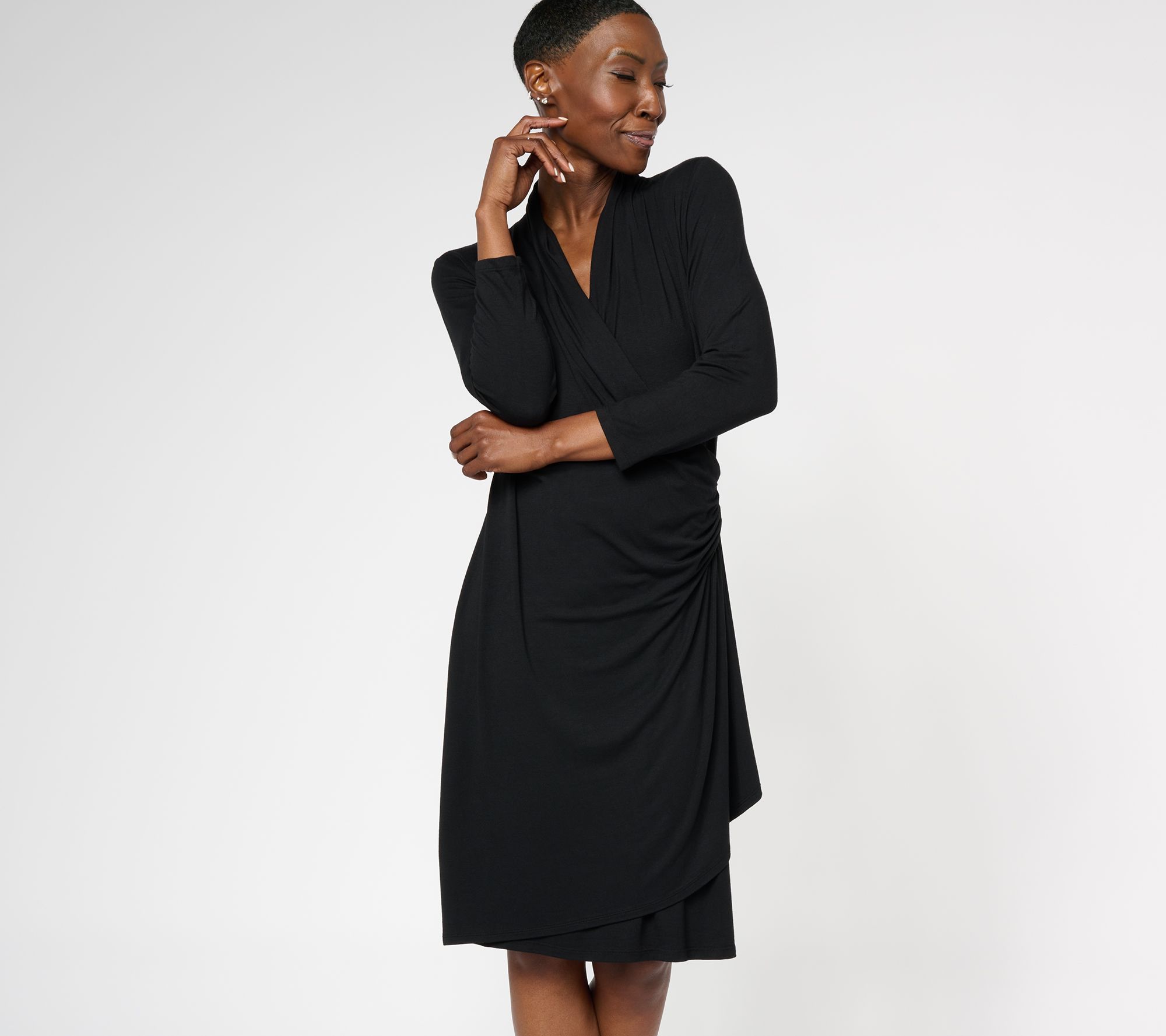 Belle by Kim Gravel Every Occasion Perfect Wrap Dress