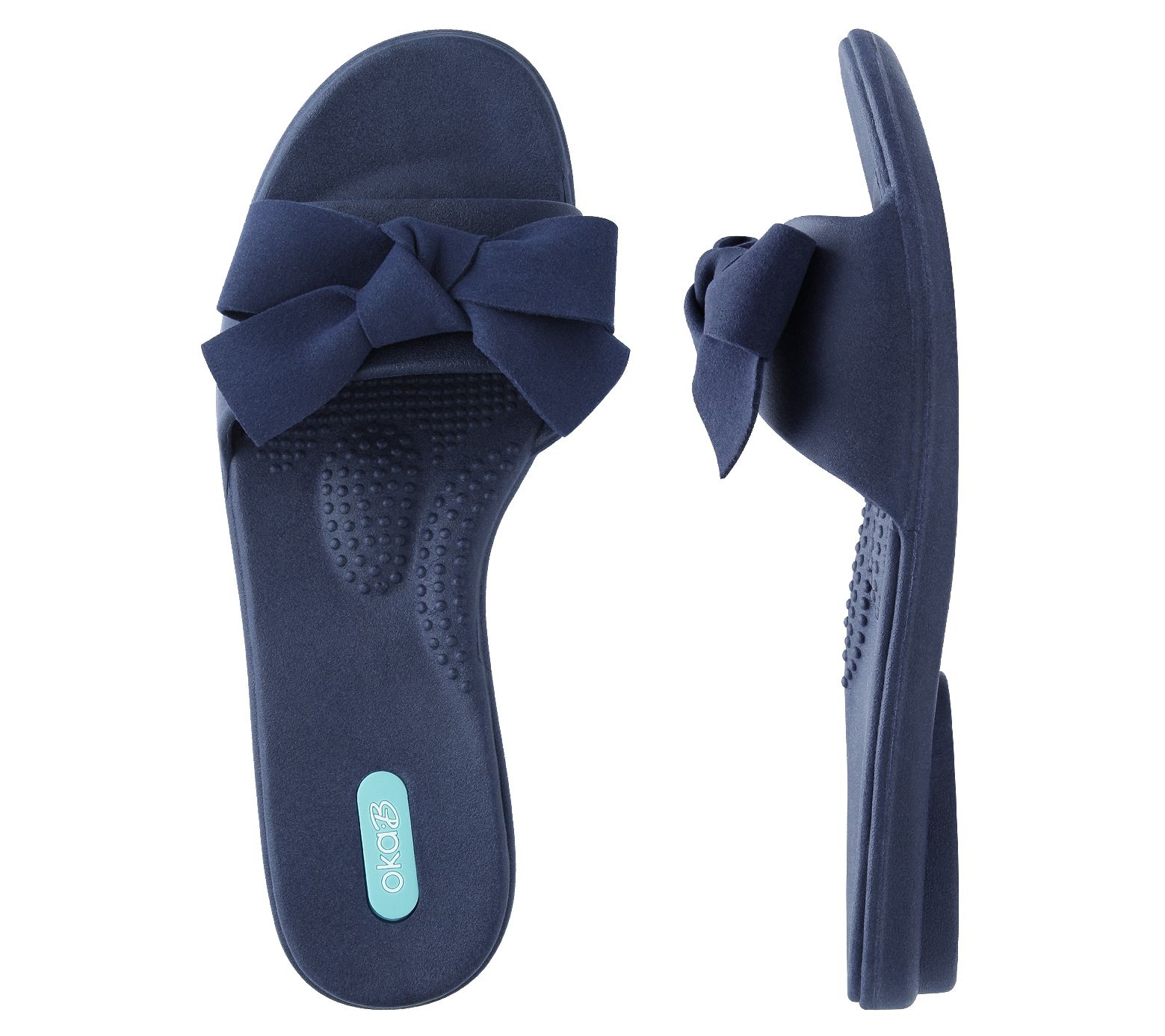 Oka-B Embellished Slide Sandals - Twiggy