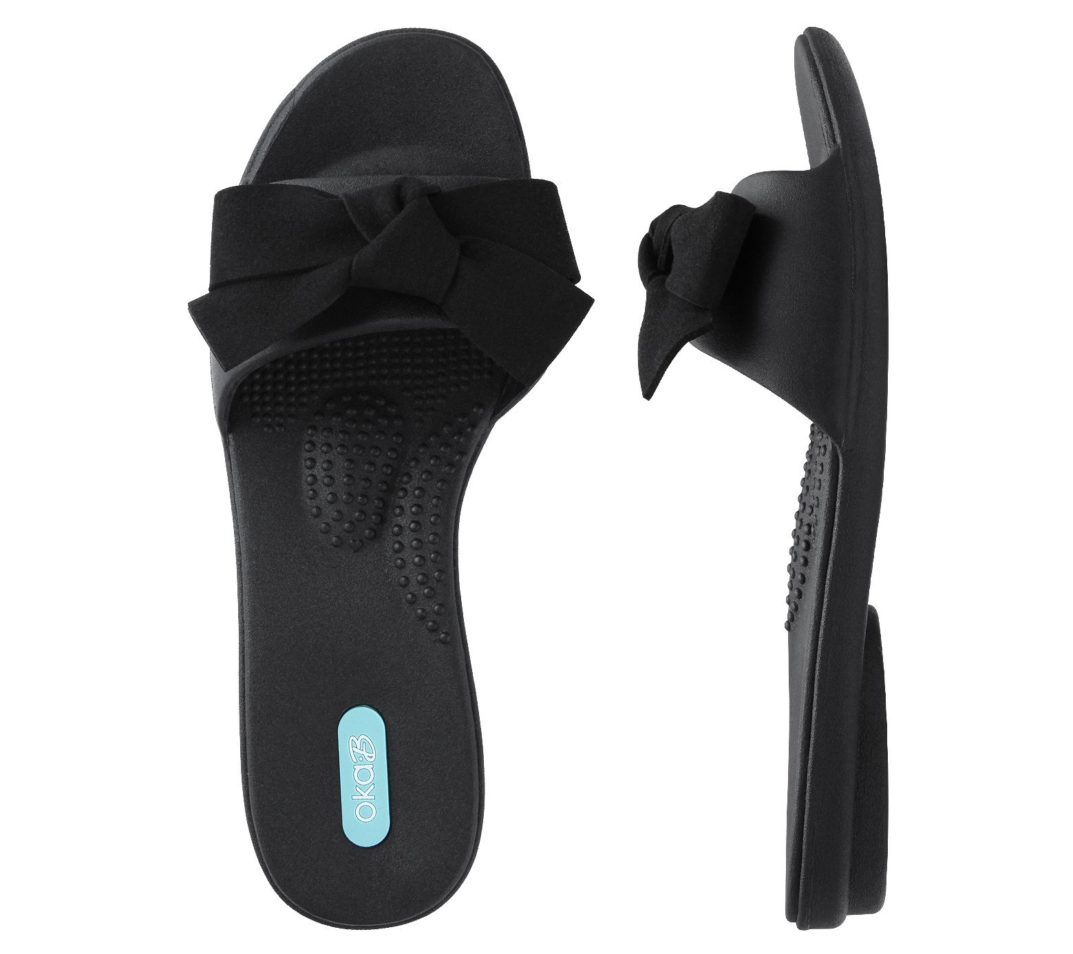 Oka-B Embellished Slide Sandals - Twiggy