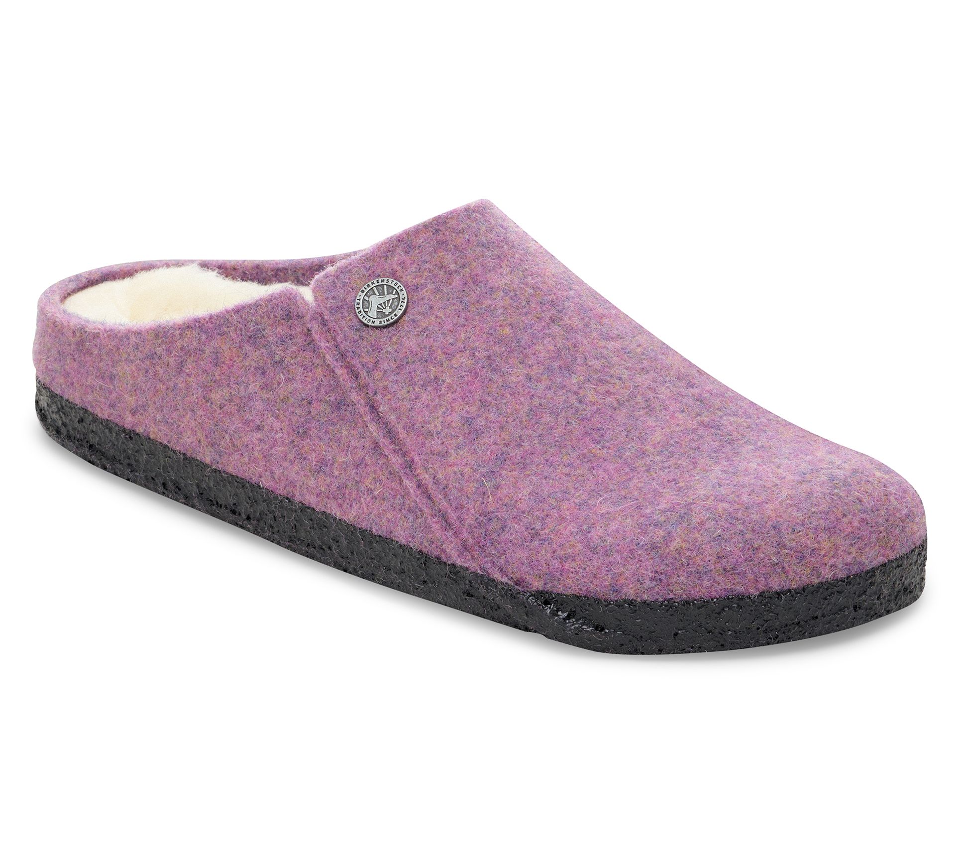 Birkenstock Wool Felt Shearling Slipper - Zermatt