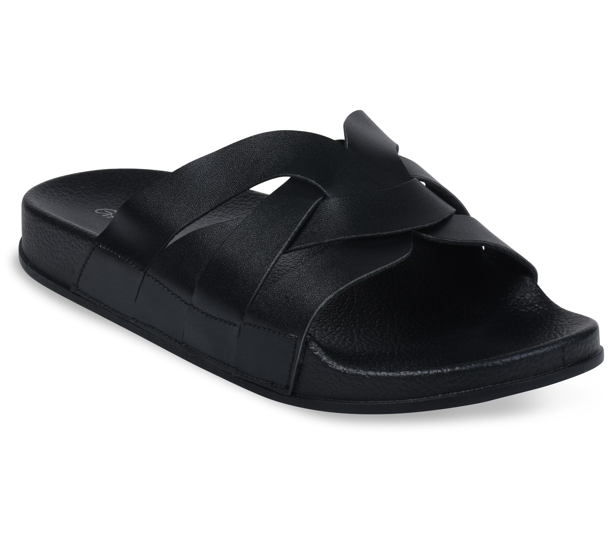 GaaHuu Womens Braided Pool Slide FootbedSandal