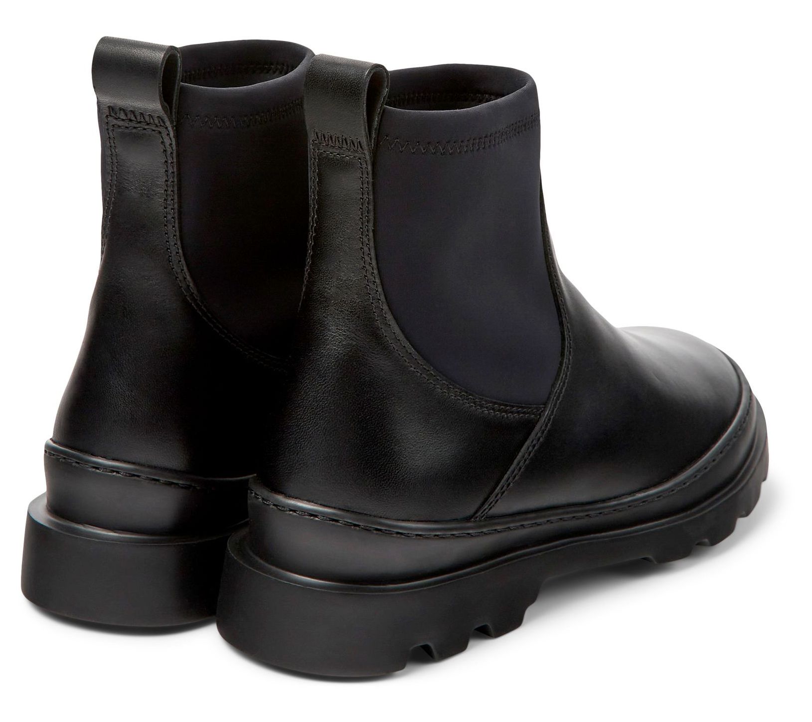 Camper Leather Ankle Boots - Brutus - QVC.com