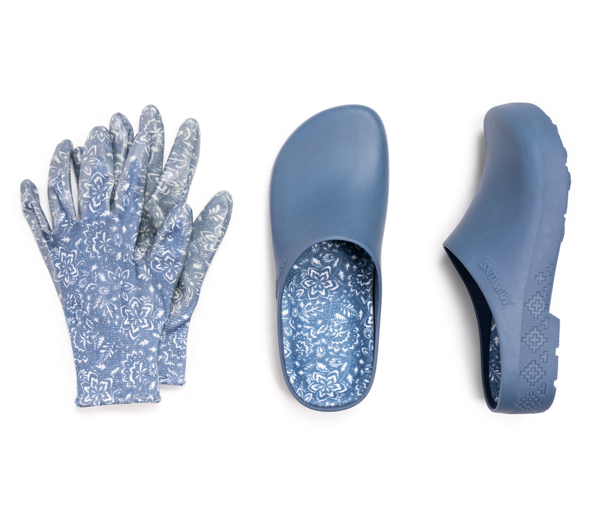 Muk Luks Women's Garden Clog and Glove Set
