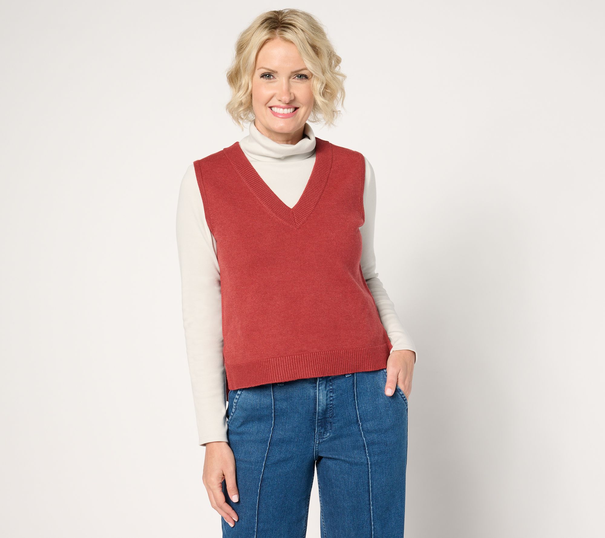 Me by Jennie Garth Fenway Sweater Vest