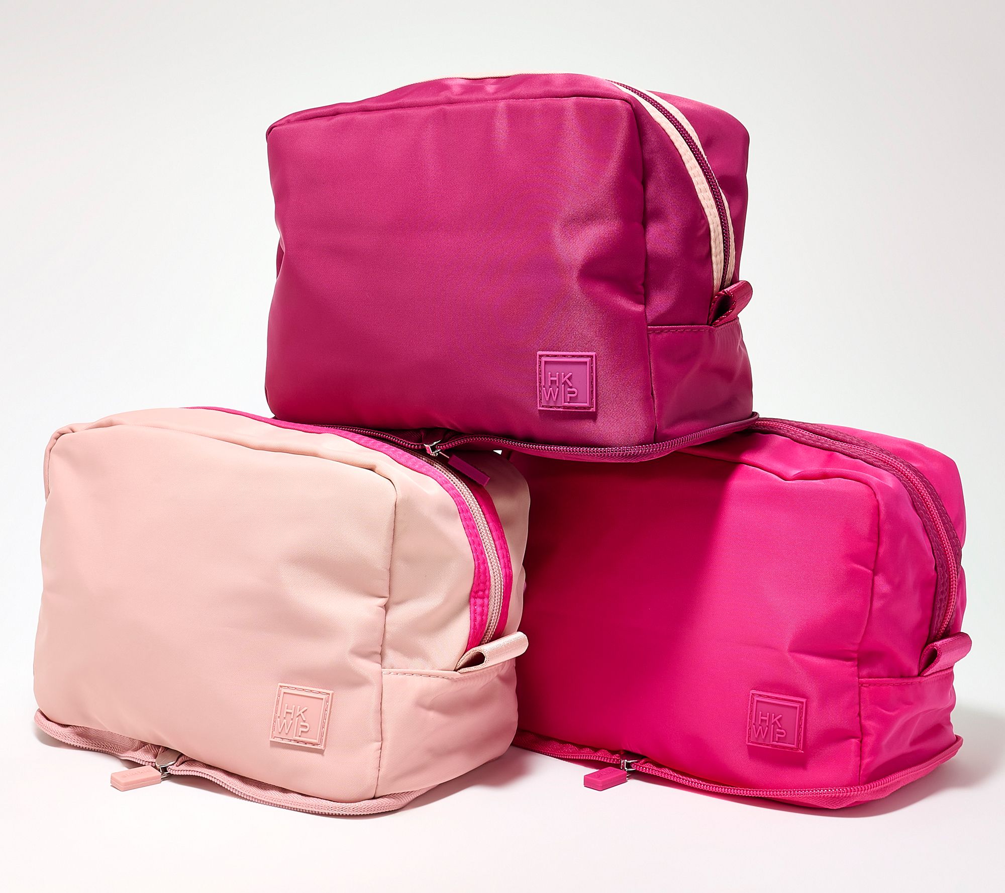 IHKWIP Set of 3 XL Packable Cosmetic Cases
