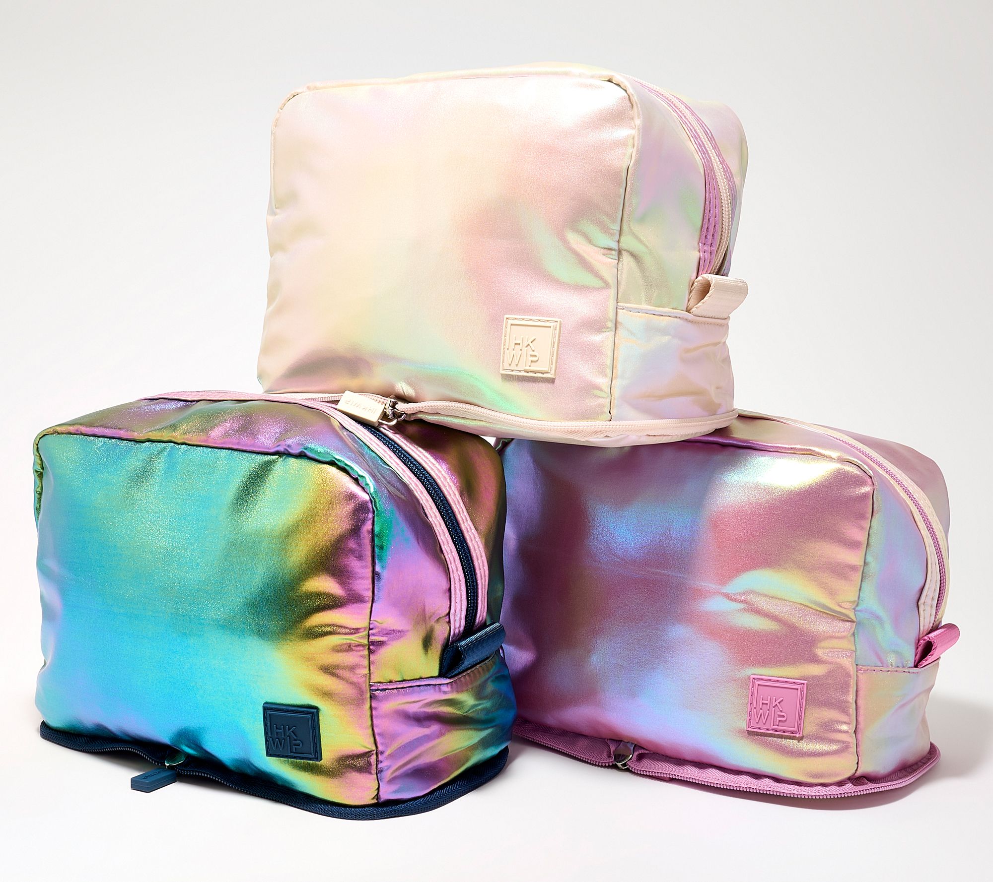 IHKWIP Set of 3 XL Packable Cosmetic Cases