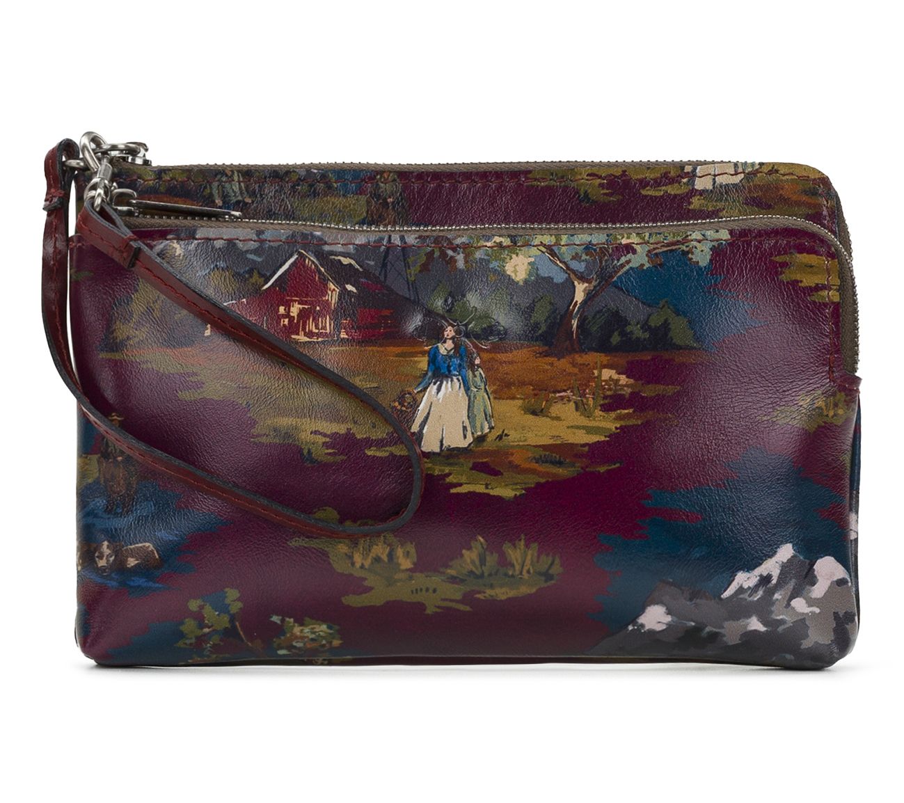 Patricia Nash Varone Leather Wristlet