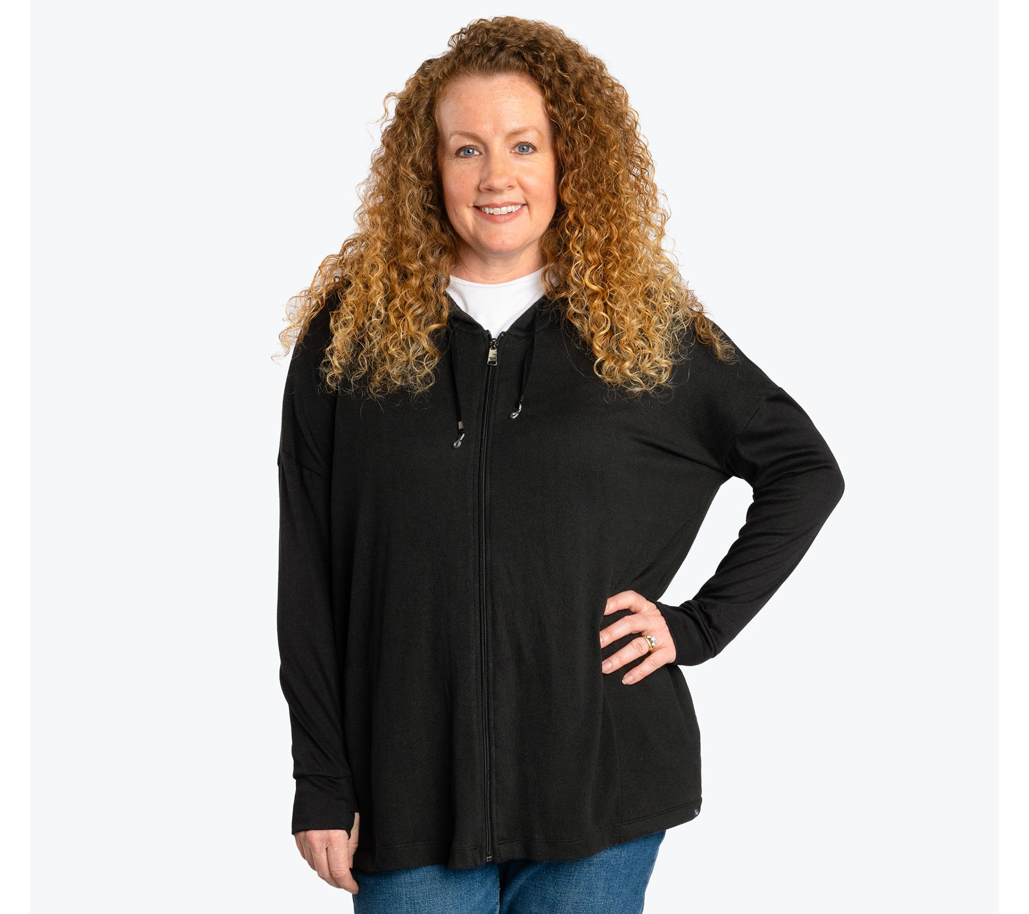 Lug Lounge Brushed Sweater Knit Zip Up - Bolero