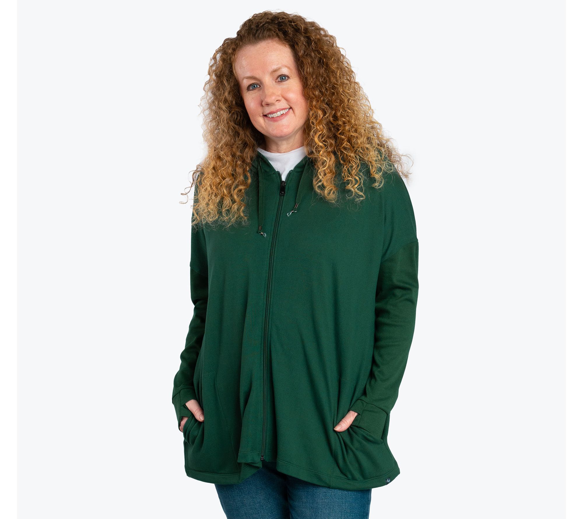Lug Lounge Brushed Sweater Knit Zip Up - Bolero