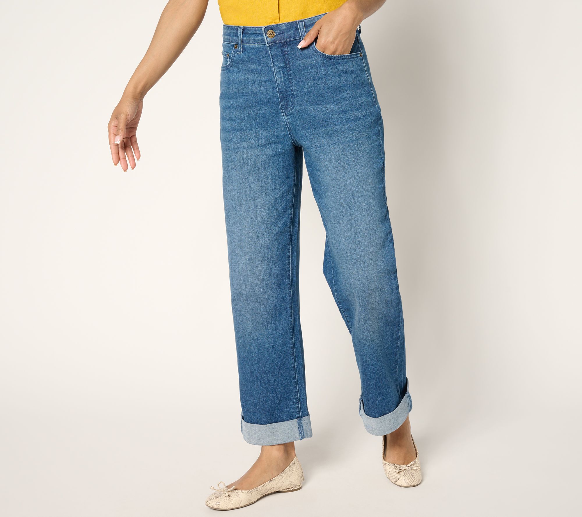 Me by Jennie Garth Regular Jett Straight Leg Jeans