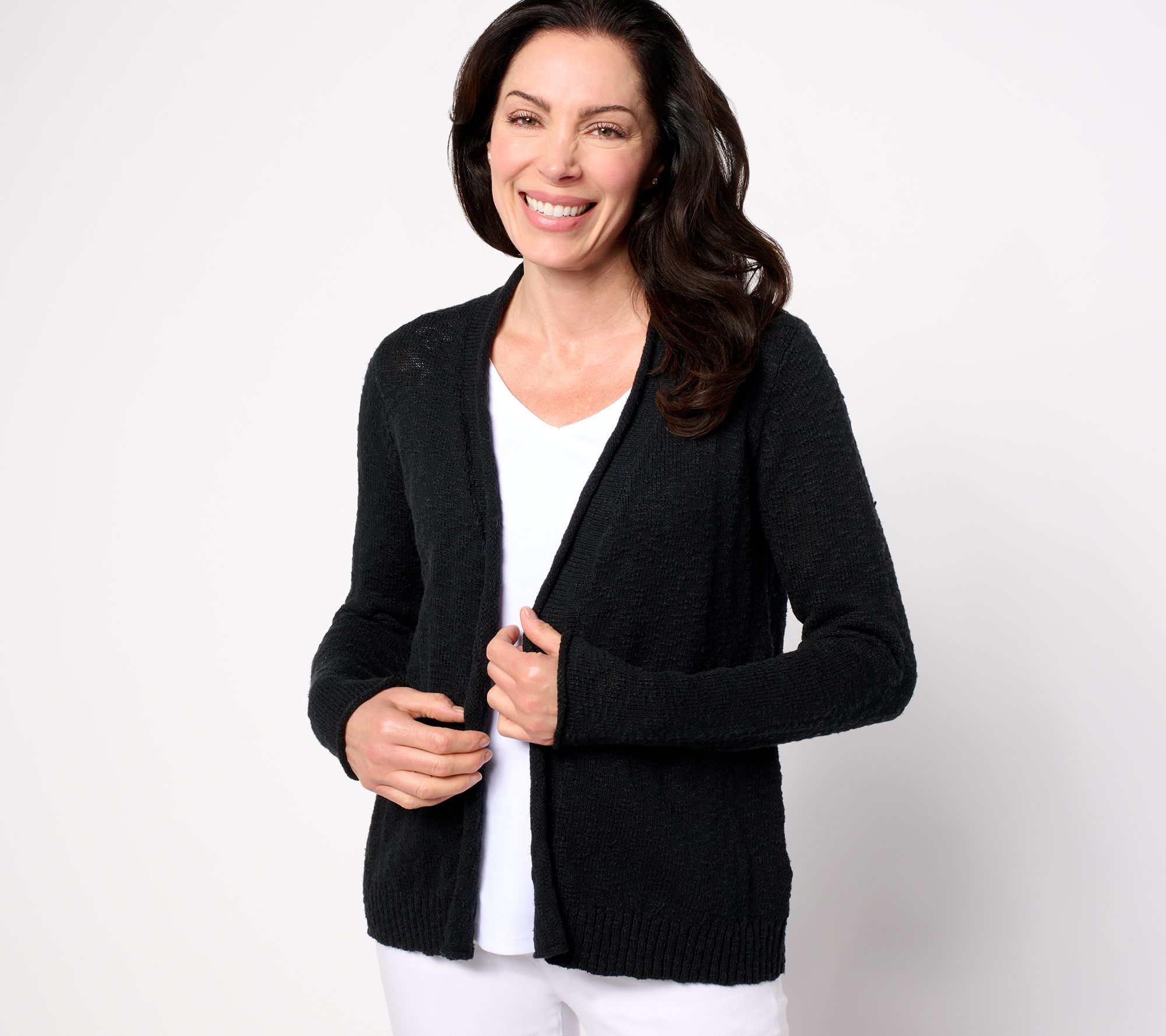 Belle Beach by Kim Gravel Gotta Getaway 100% Cotton Open Cardigan