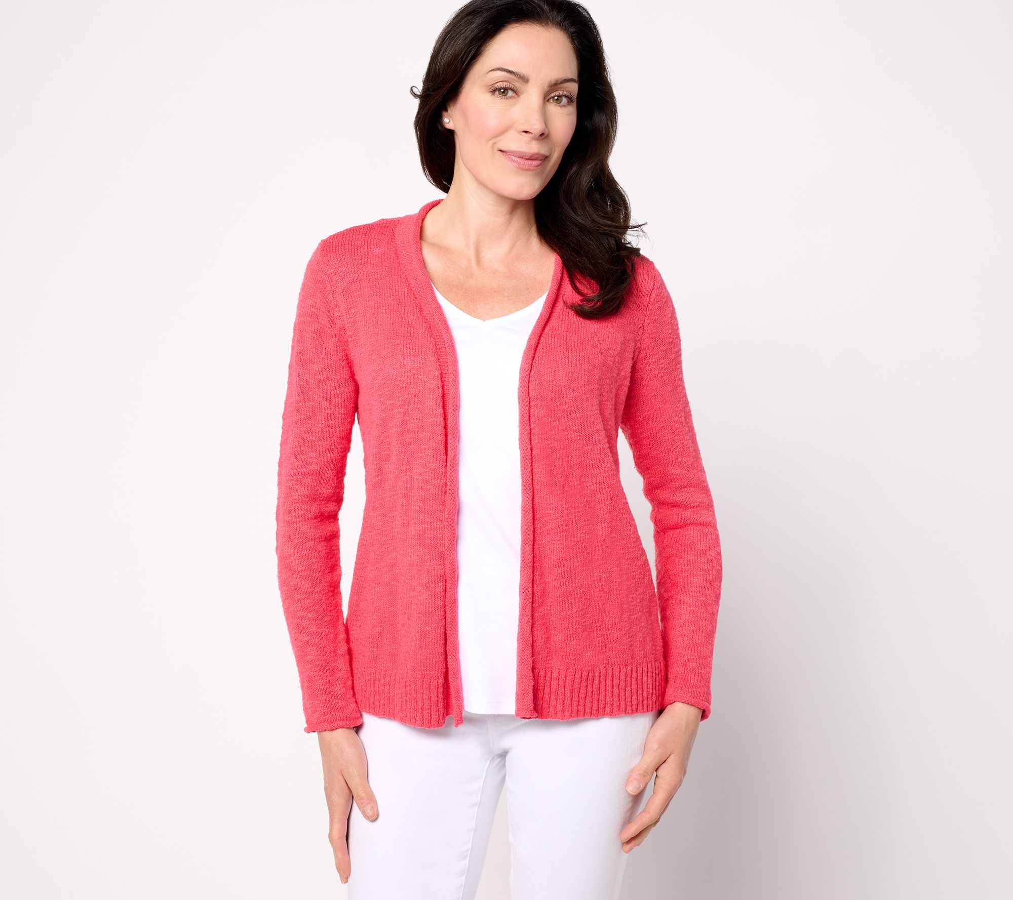Belle Beach by Kim Gravel Gotta Getaway 100% Cotton Open Cardigan