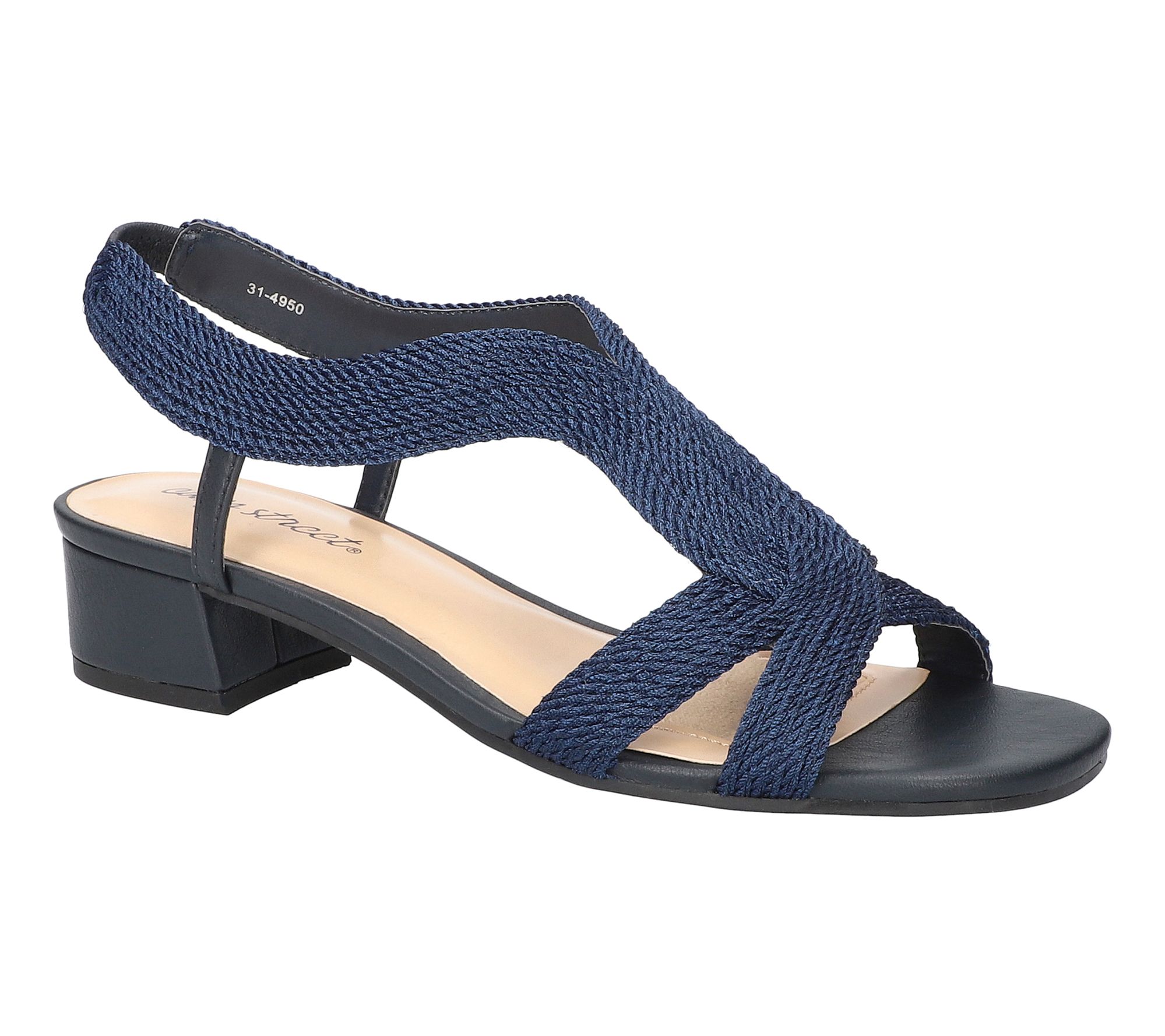 Easy Street Block Heel Sandals - Festival