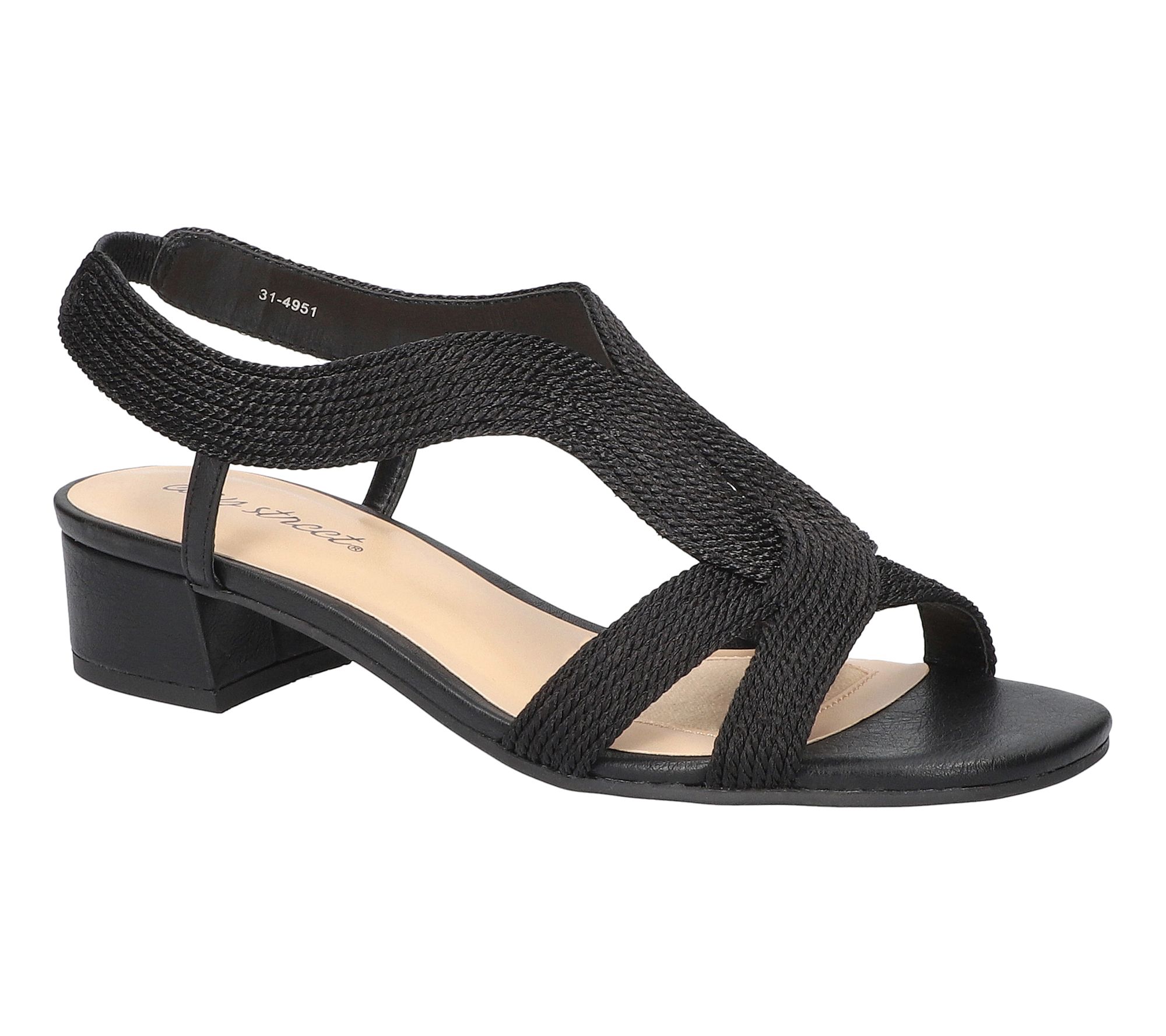 Easy Street Block Heel Sandals - Festival