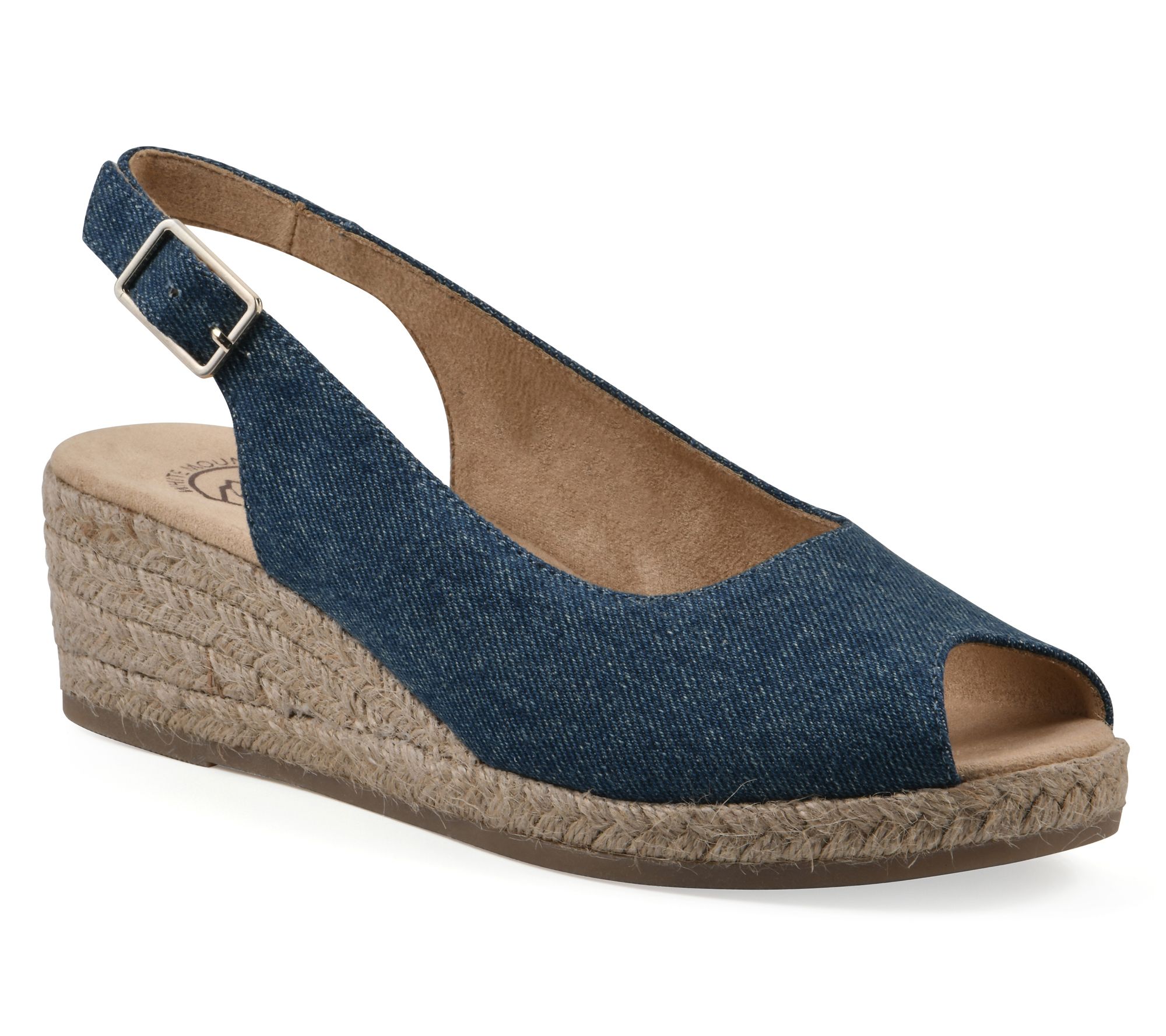 White Mountain Espadrille Wedge Sandal - Maize