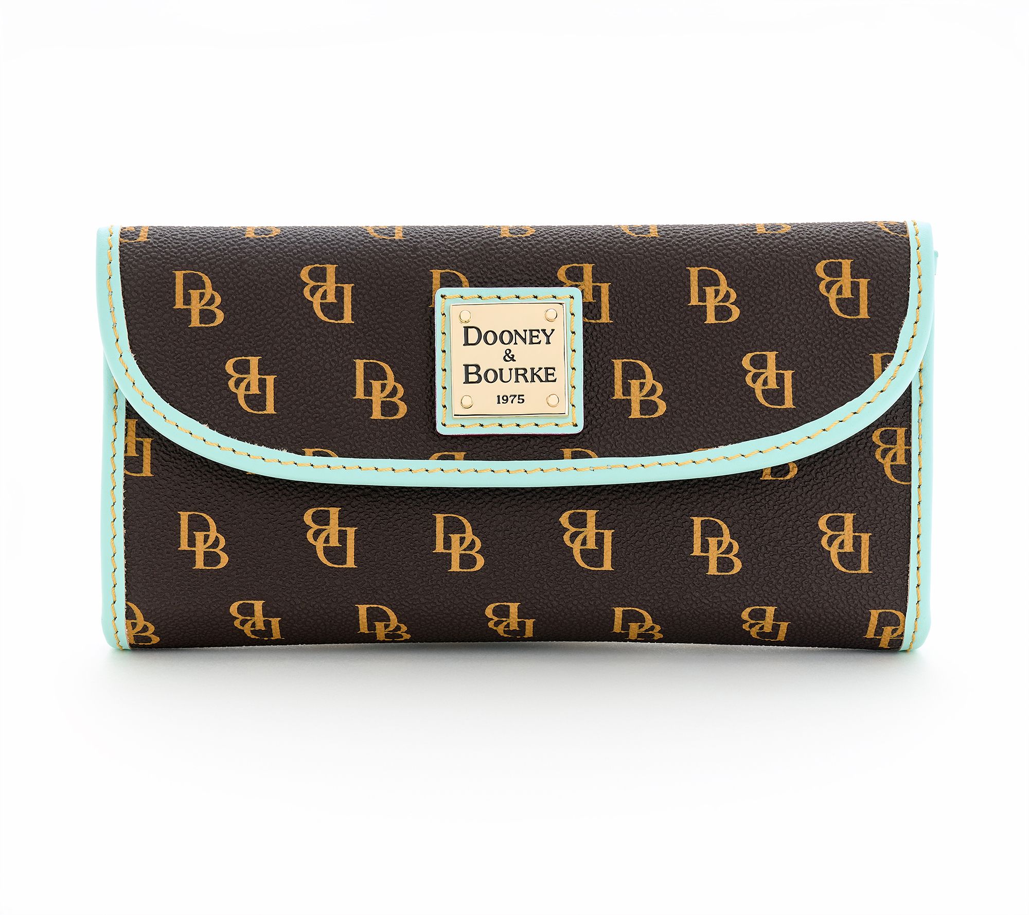Dooney & Bourke Gretta Continental Clutch with Colored Trim
