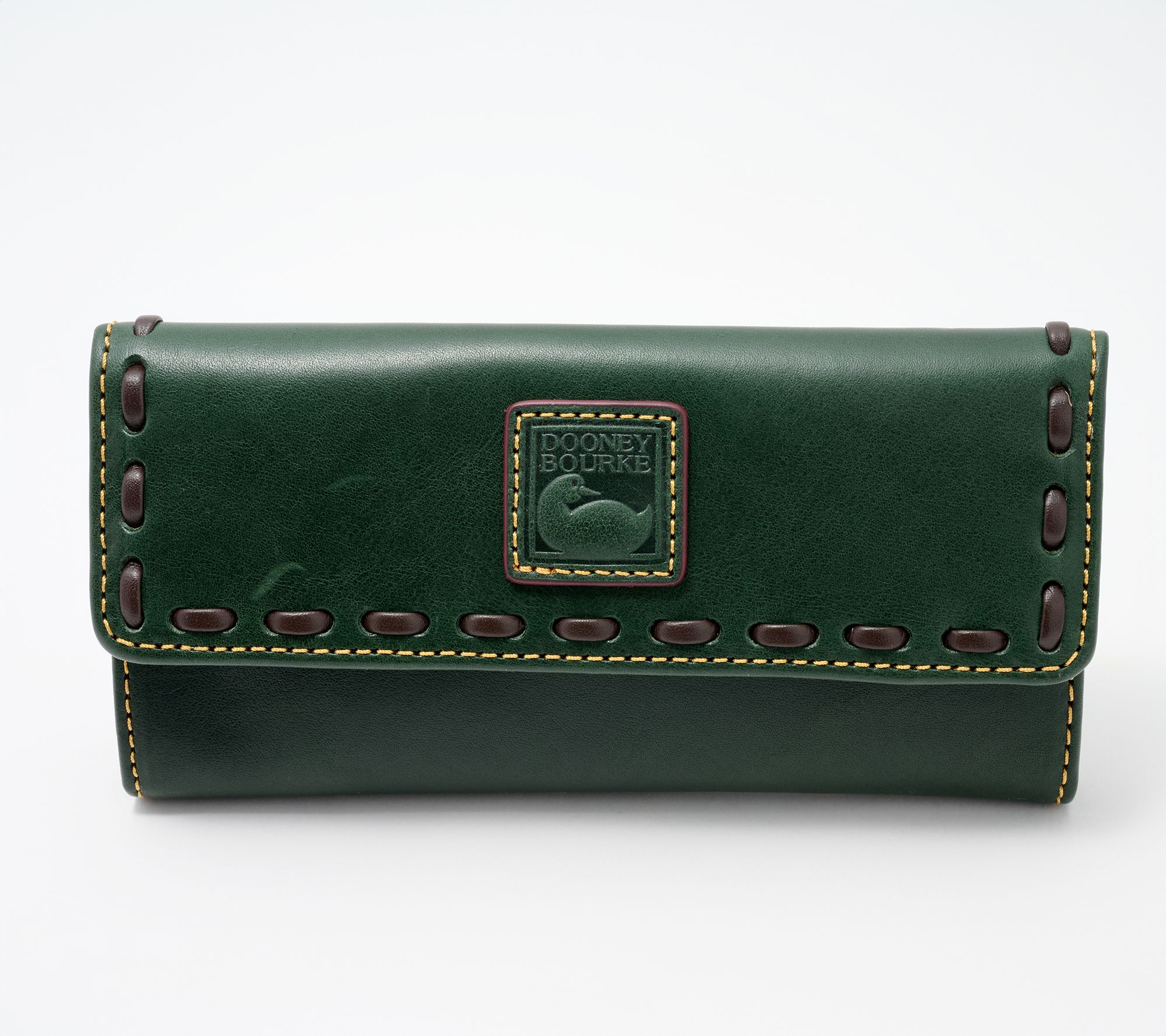 Dooney & Bourke Florentine Leather Continental Clutch