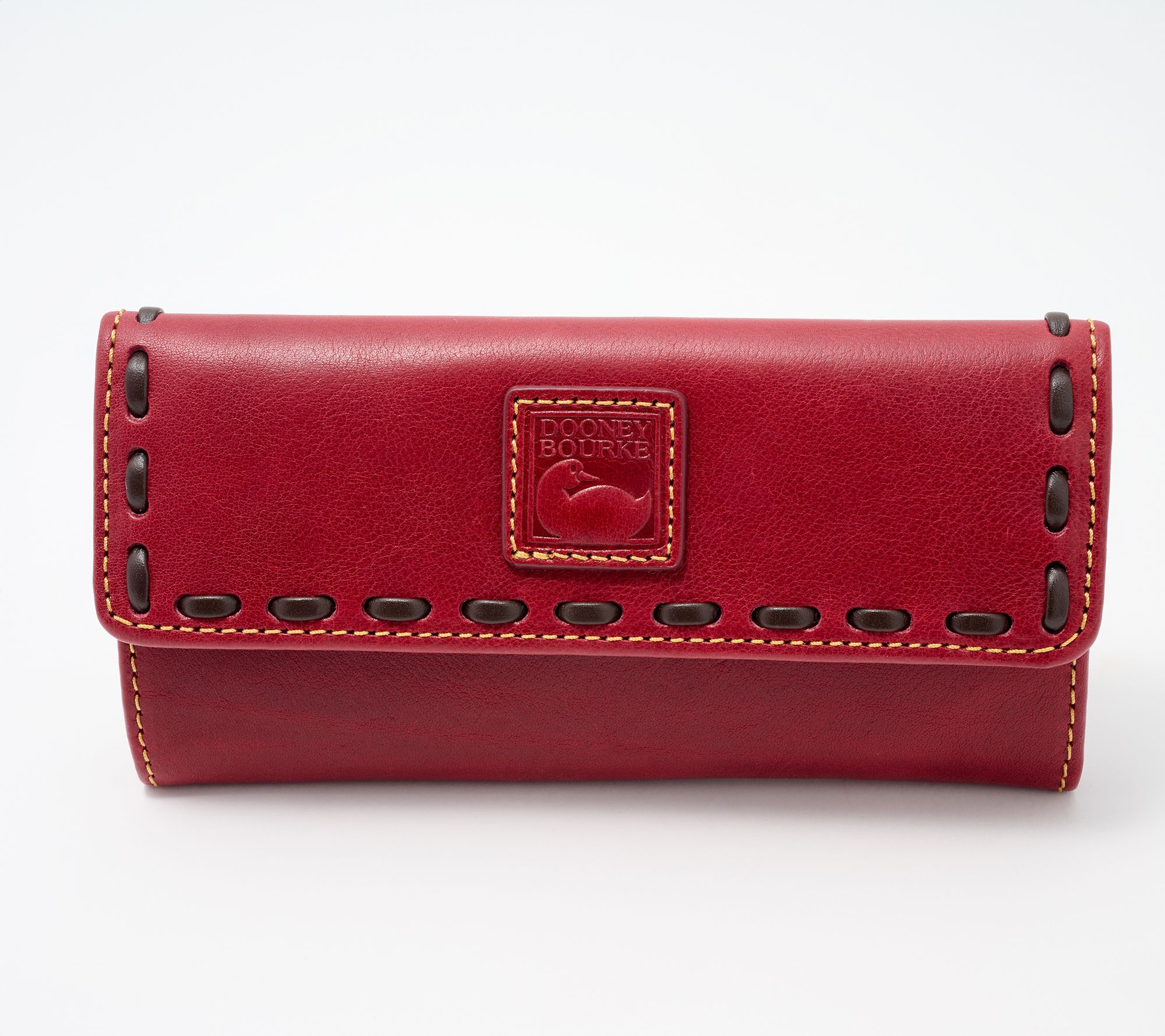 Dooney & Bourke Florentine Leather Continental Clutch