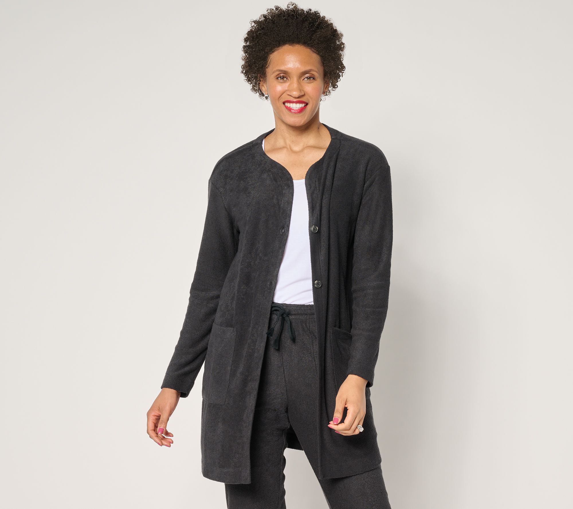 "As Is" Modern Soul Comfort Soul Terry Novelty Cardigan