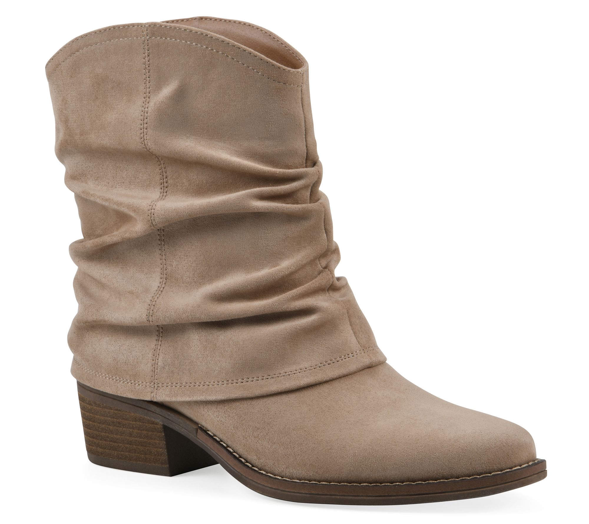 White Mountain Rouched Mid-Shaft Boots - Alden