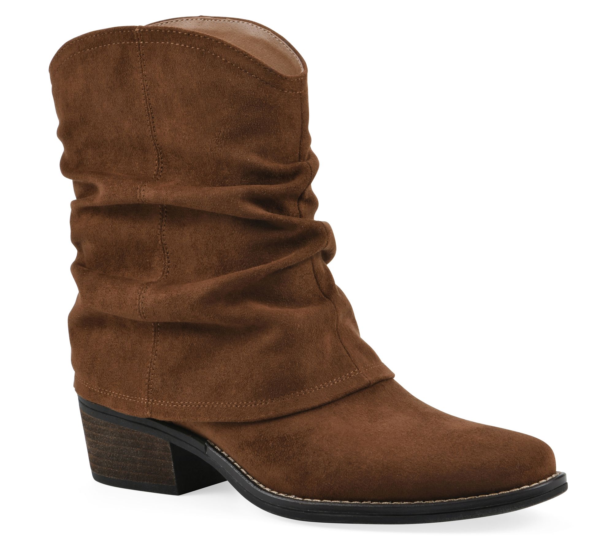 White Mountain Rouched Mid-Shaft Boots - Alden