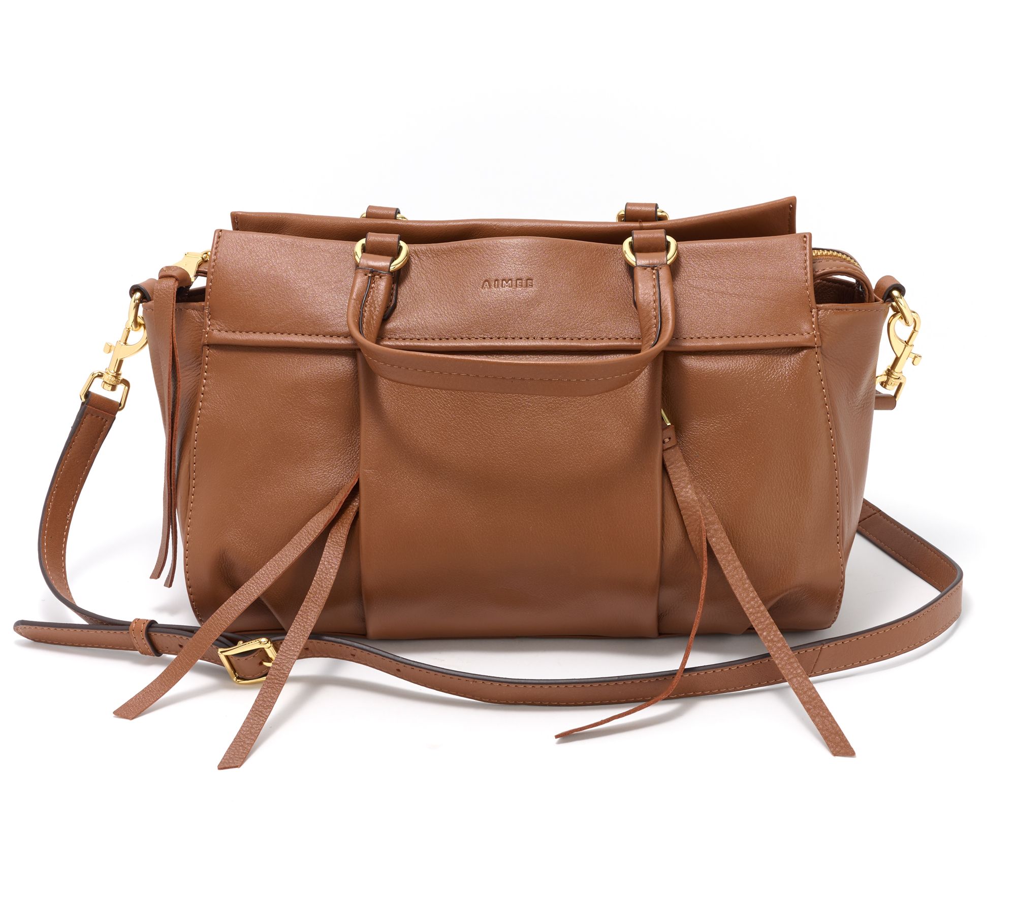 Aimee Kestenberg Weekend Worn Leather Satchel