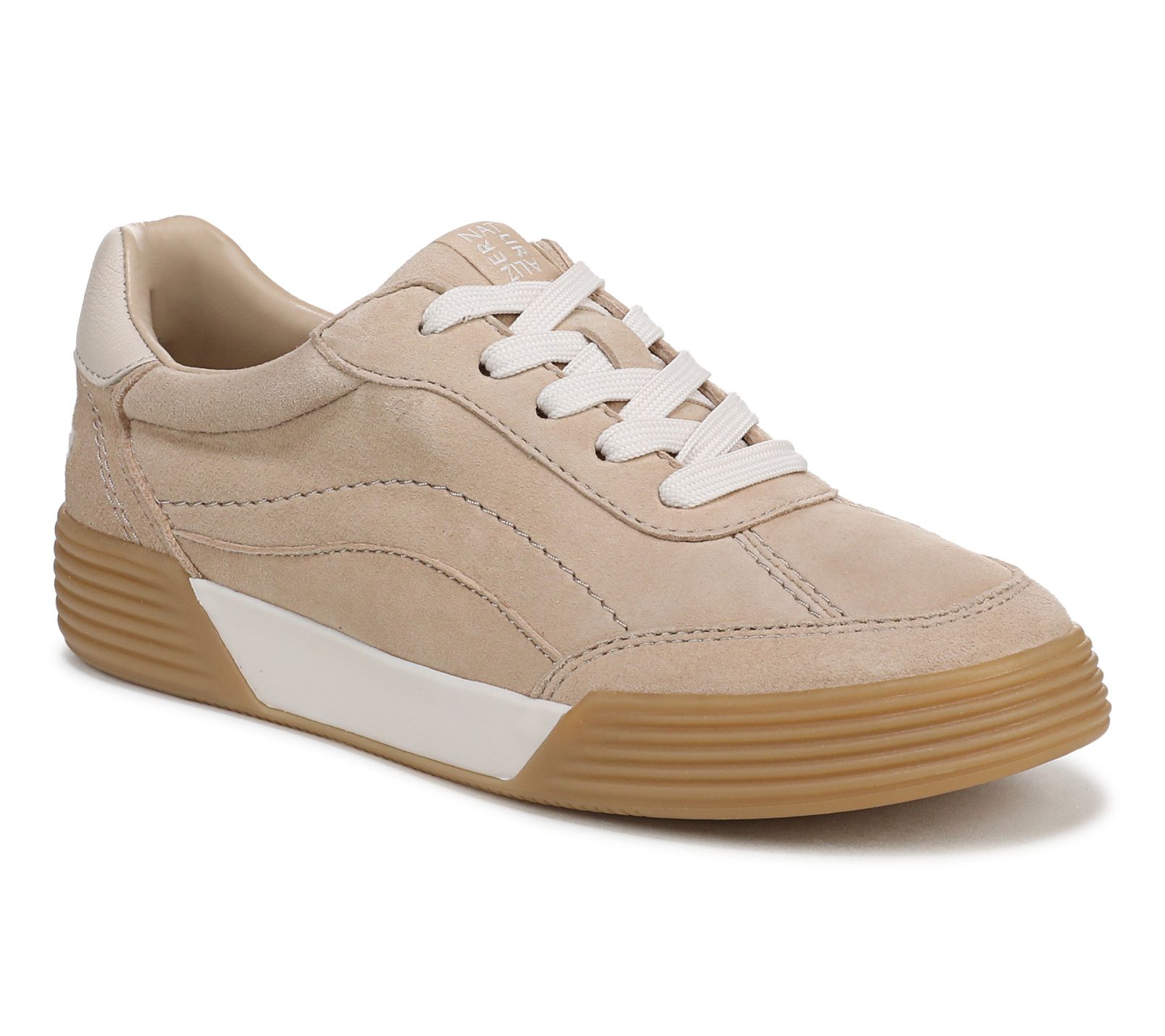 Naturalizer Suede Lace Up Sneaker - Cami