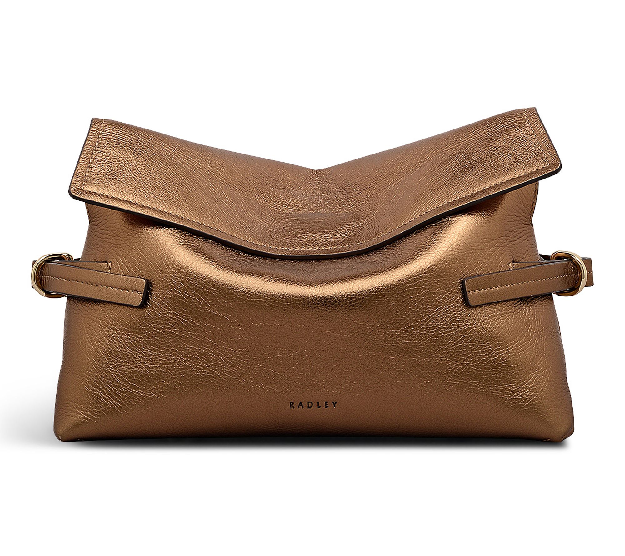 RADLEY Fleet Street - Metallic Medium FlapoverClutch