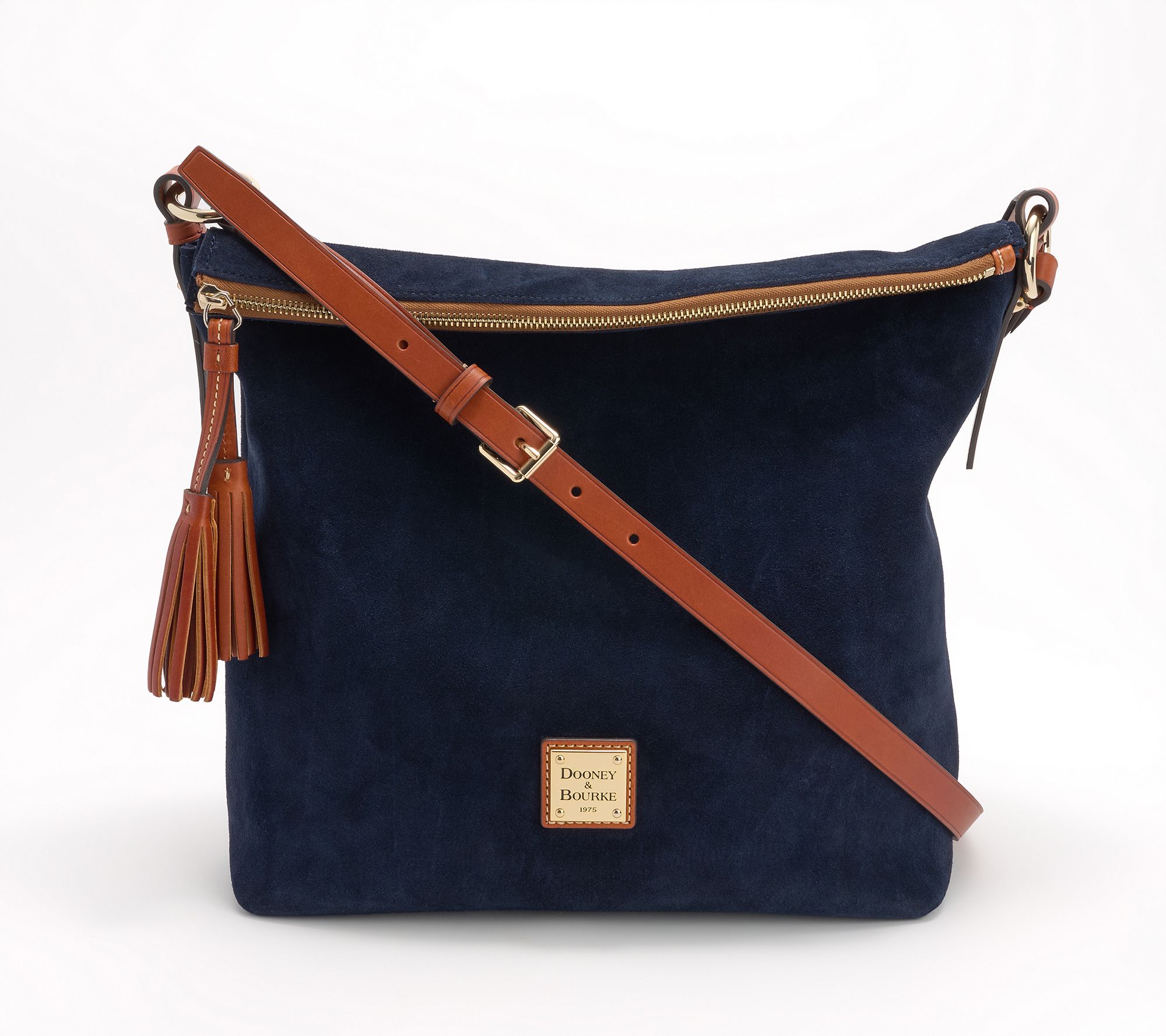 "As Is" Dooney & Bourke Suede Dixon Crossbody