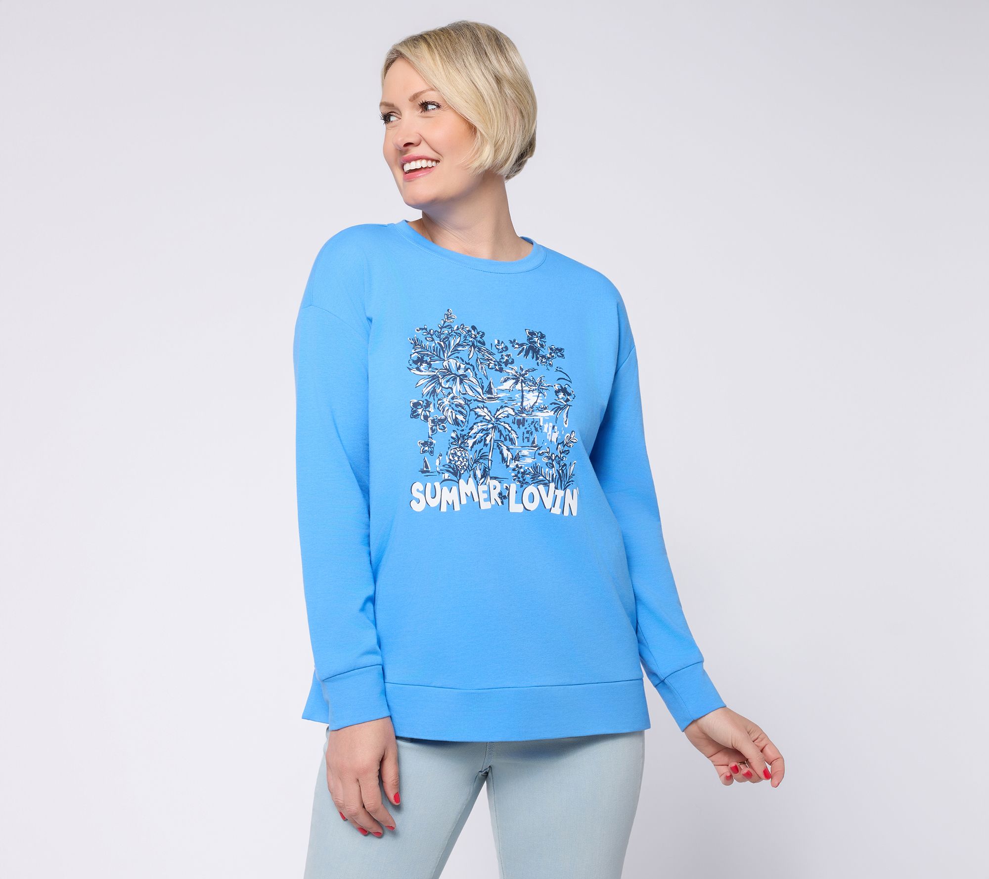 Belle Body by Kim Gravel French Terry Summer Lovin' Top