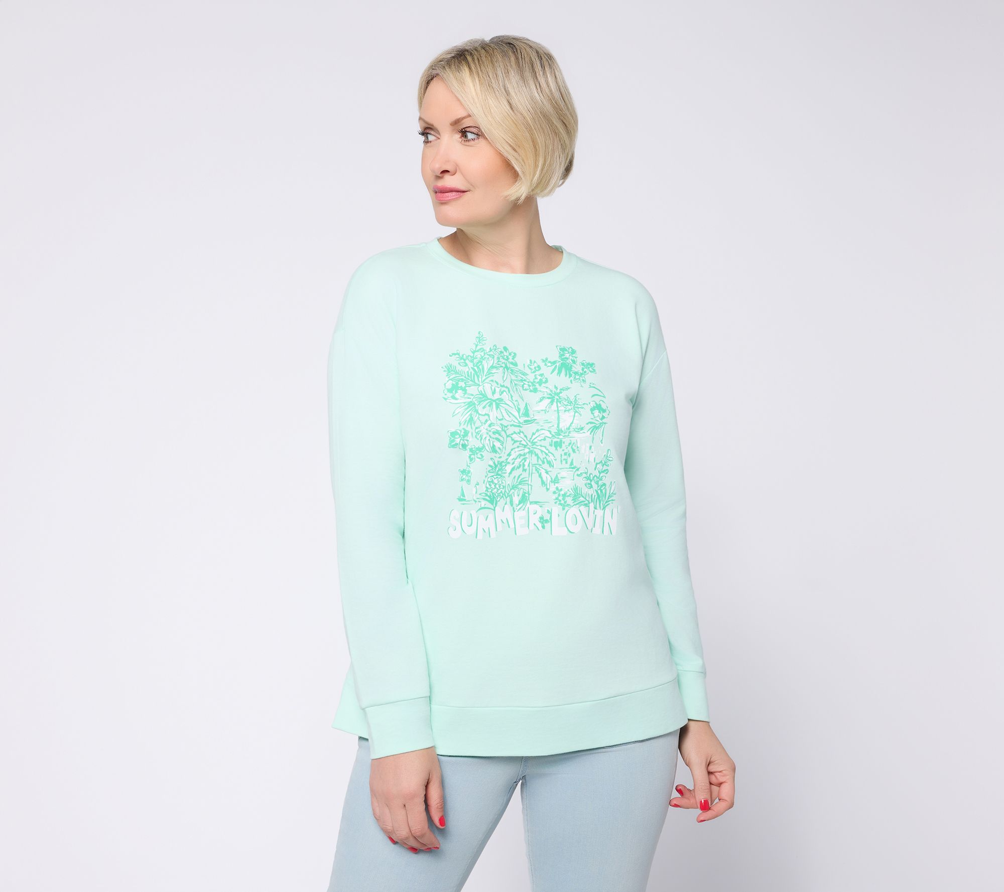 Belle Body by Kim Gravel French Terry Summer Lovin' Top