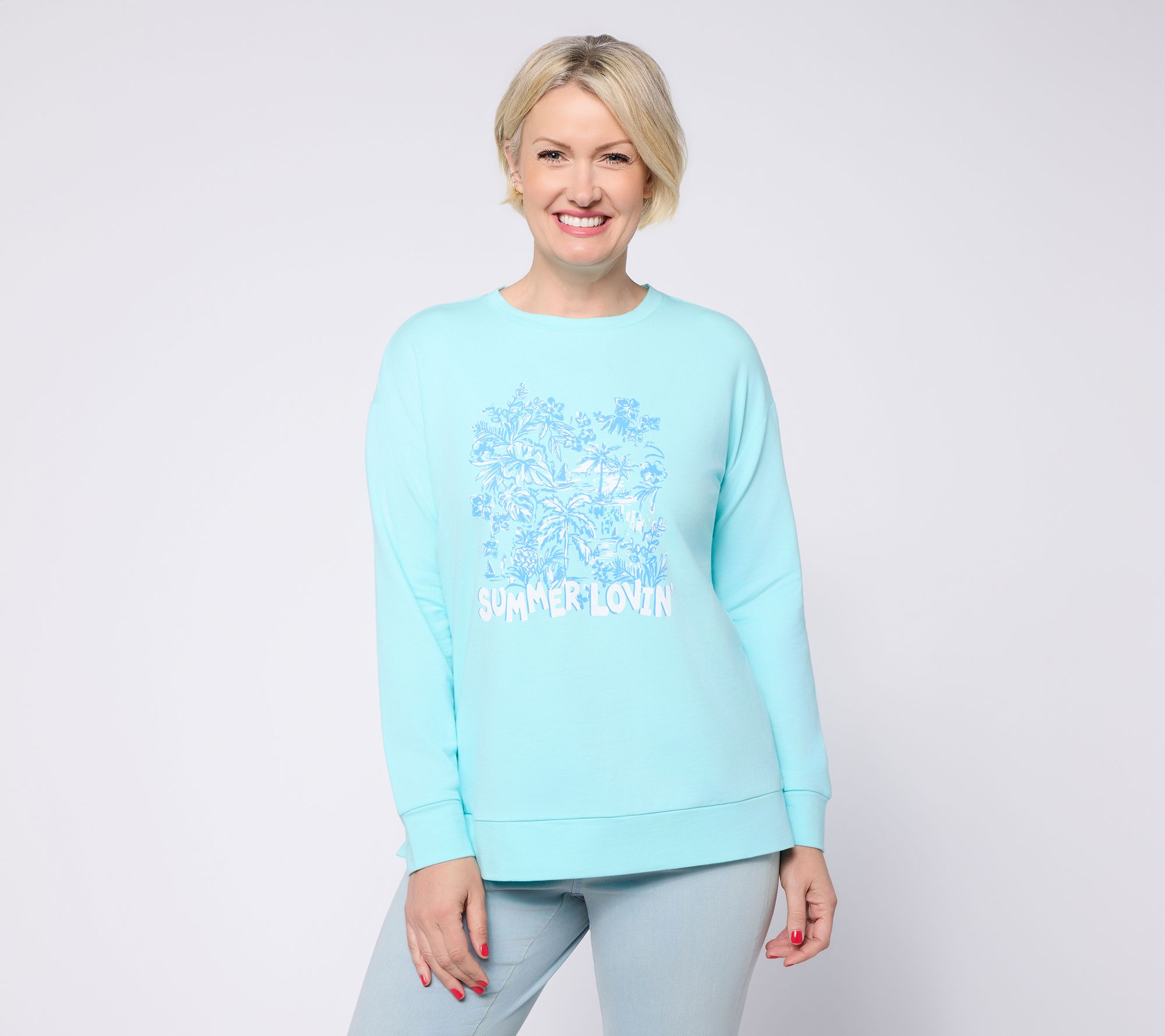Belle Body by Kim Gravel French Terry Summer Lovin' Top