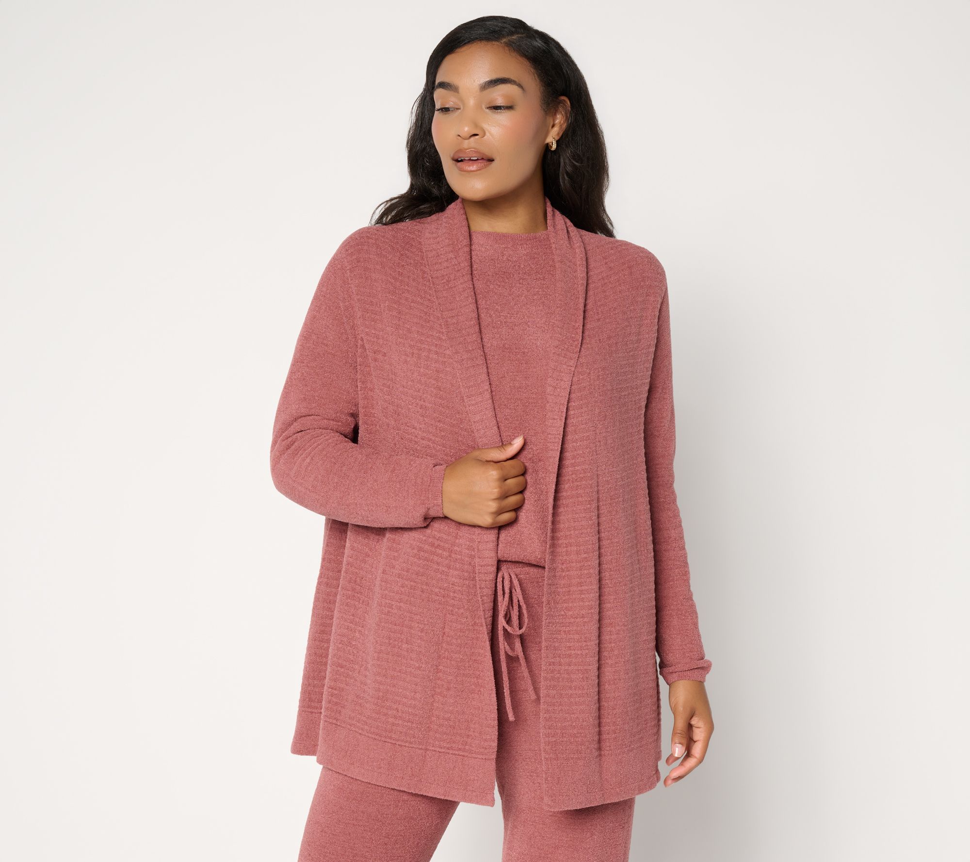 Barefoot Dreams CozyChic Ultra Lite Rib Front Cardigan