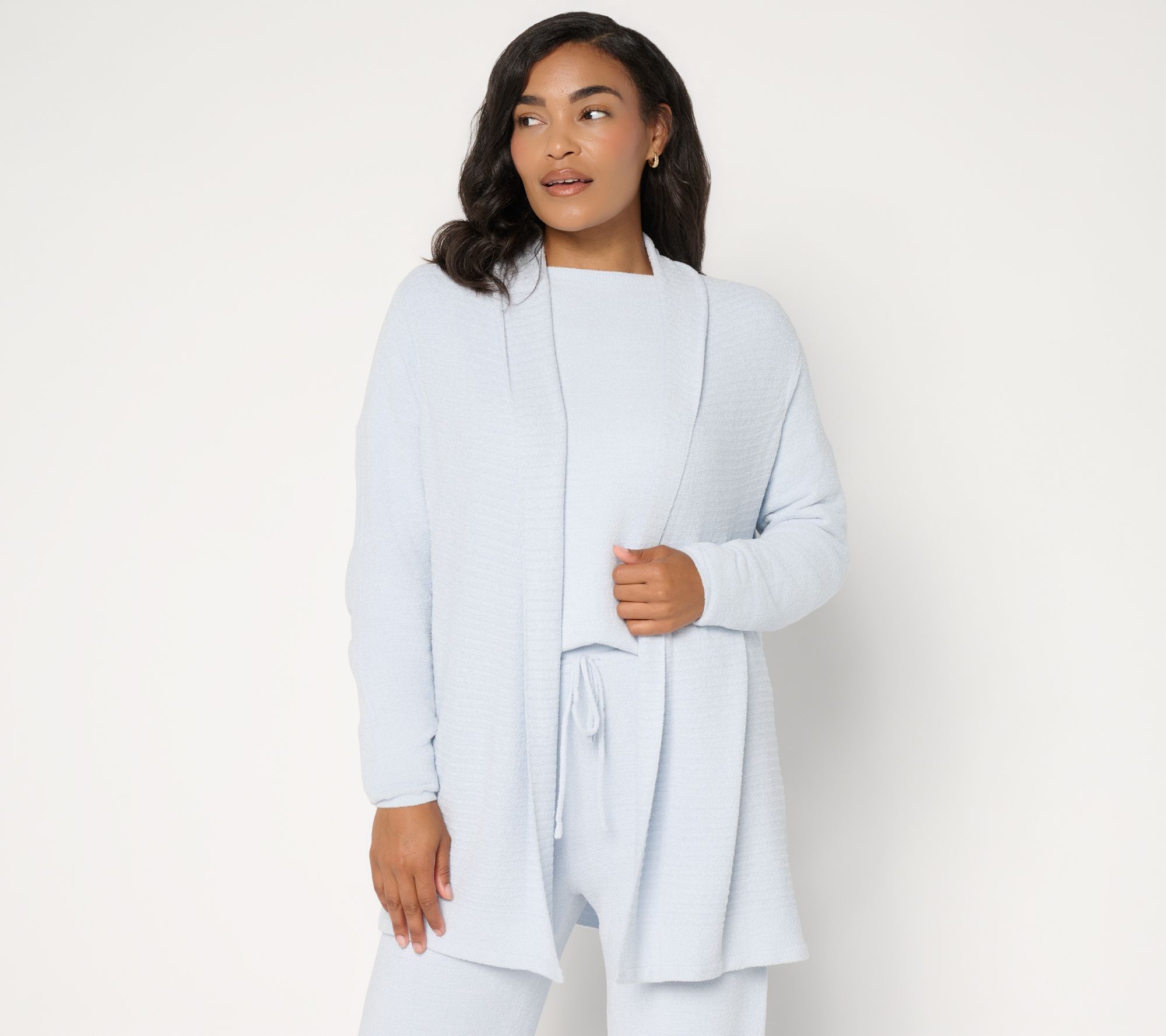 Barefoot Dreams CozyChic Ultra Lite Rib Front Cardigan