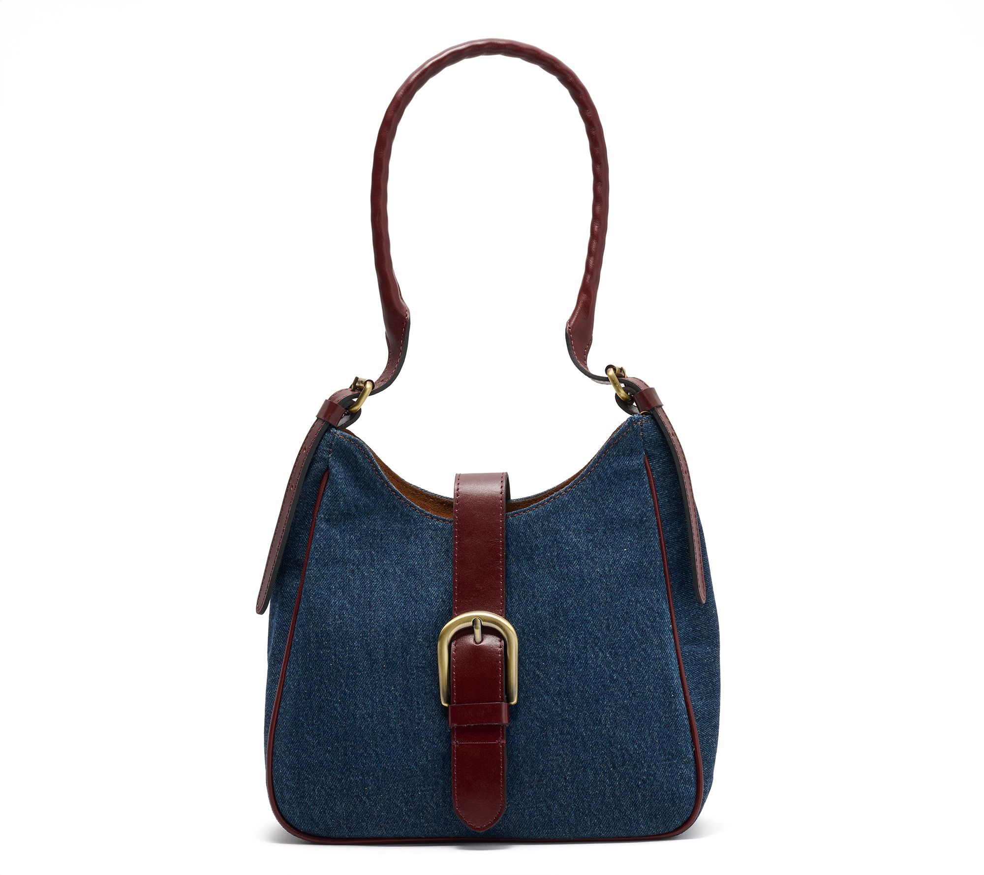 "As Is" Patricia Nash Verretto Denim Adjustable Shoulder Bag