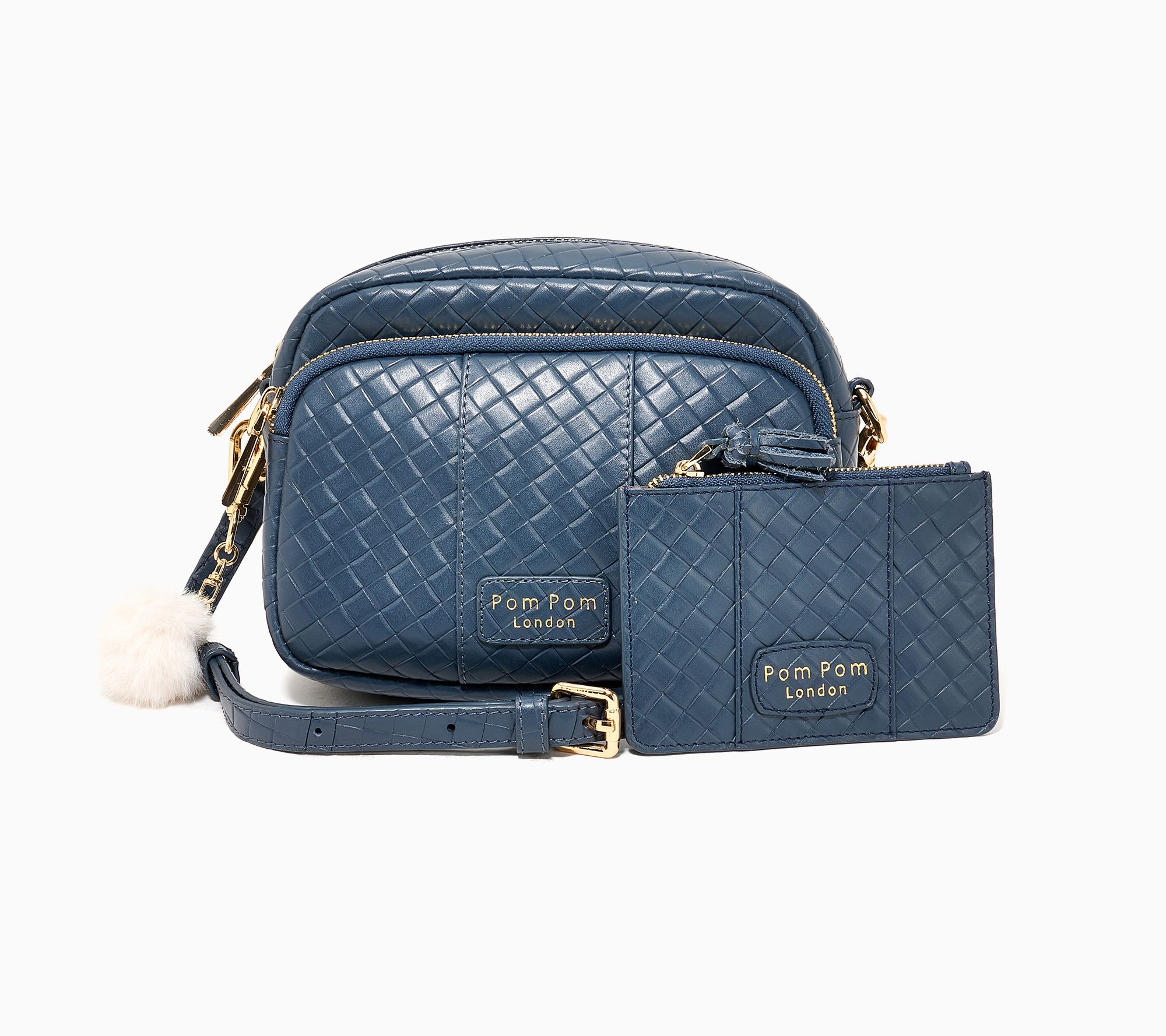 Pom Pom London Original Crossbody with RFID Slim Case