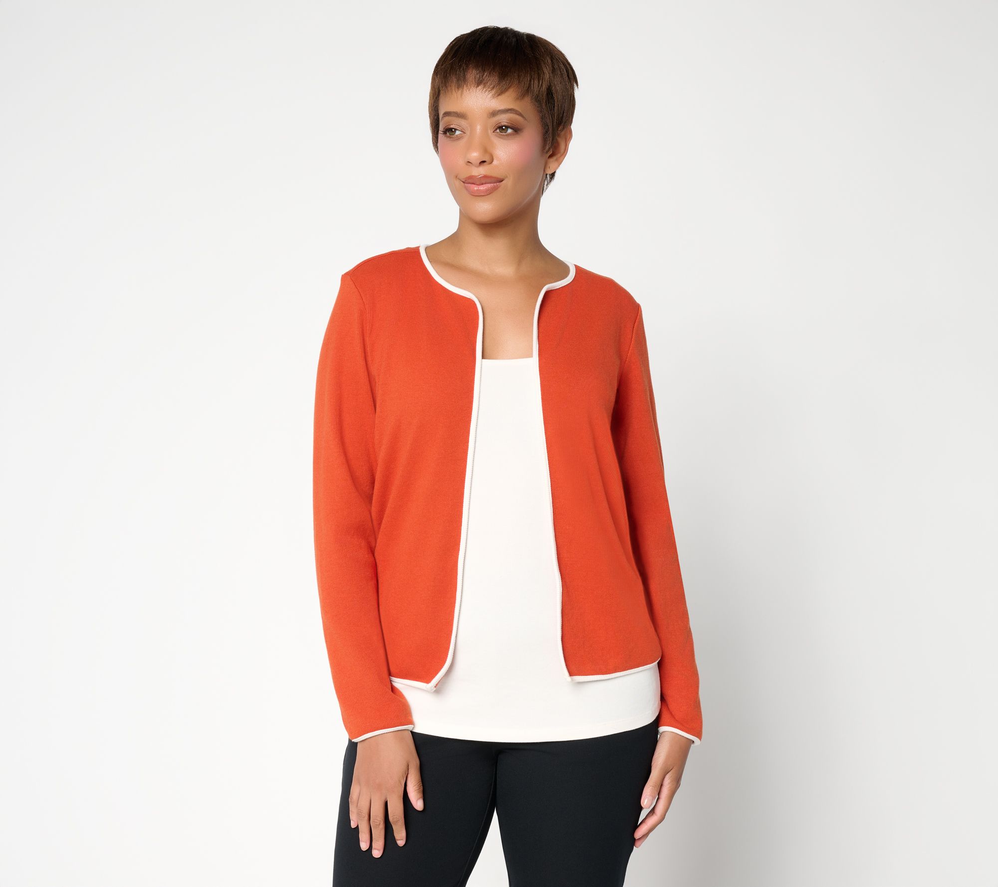 BEAUTIFUL by Lawrence Zarian Open Front Cardigan Sweater